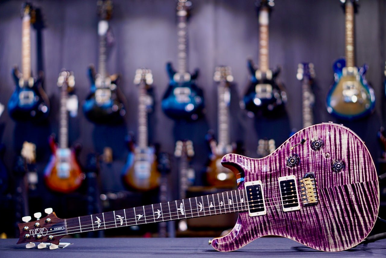 PRS Custom 24 Piezo Aurora Borealis 10-Top 0417593
