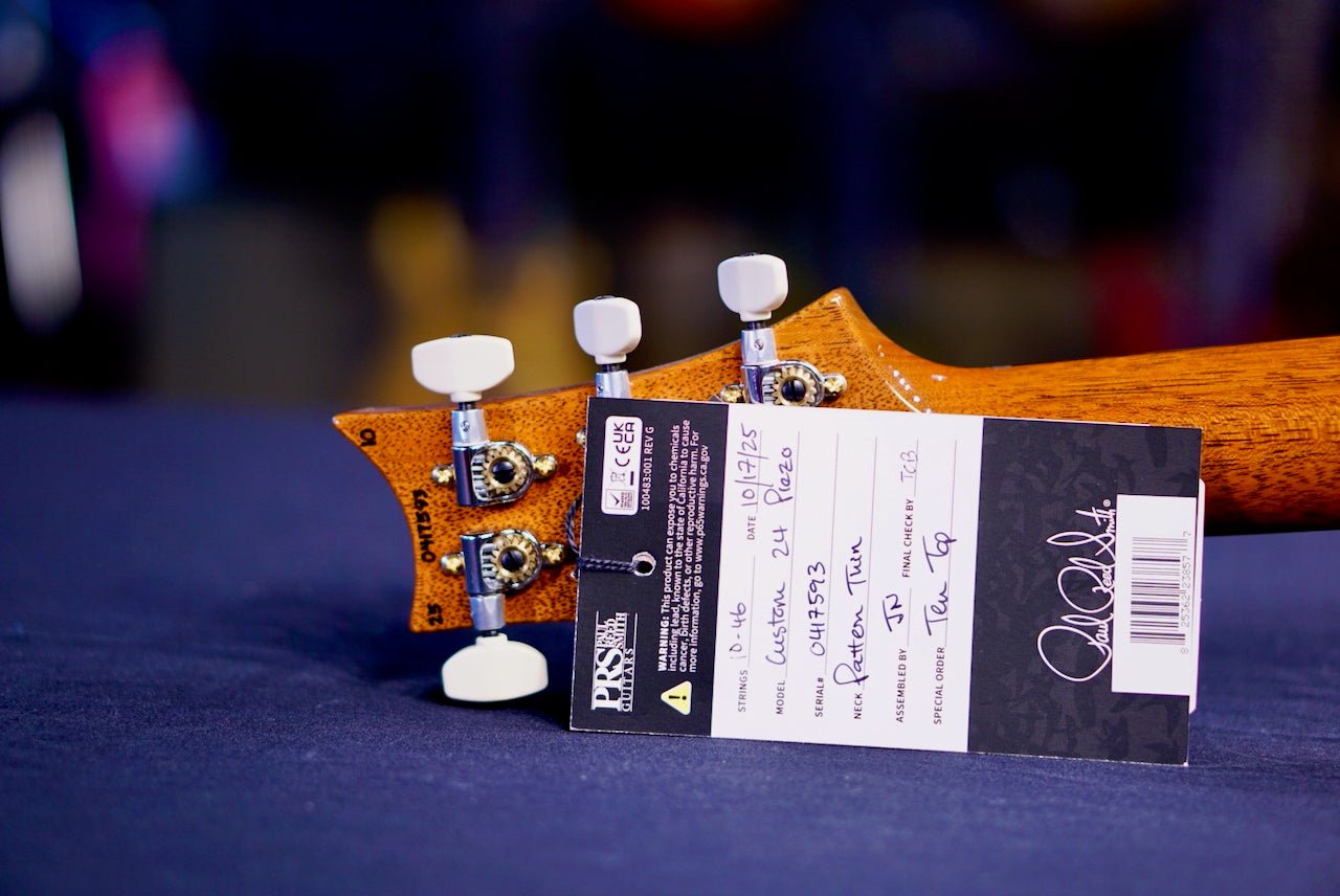 PRS Custom 24 Piezo Aurora Borealis 10-Top 0417593