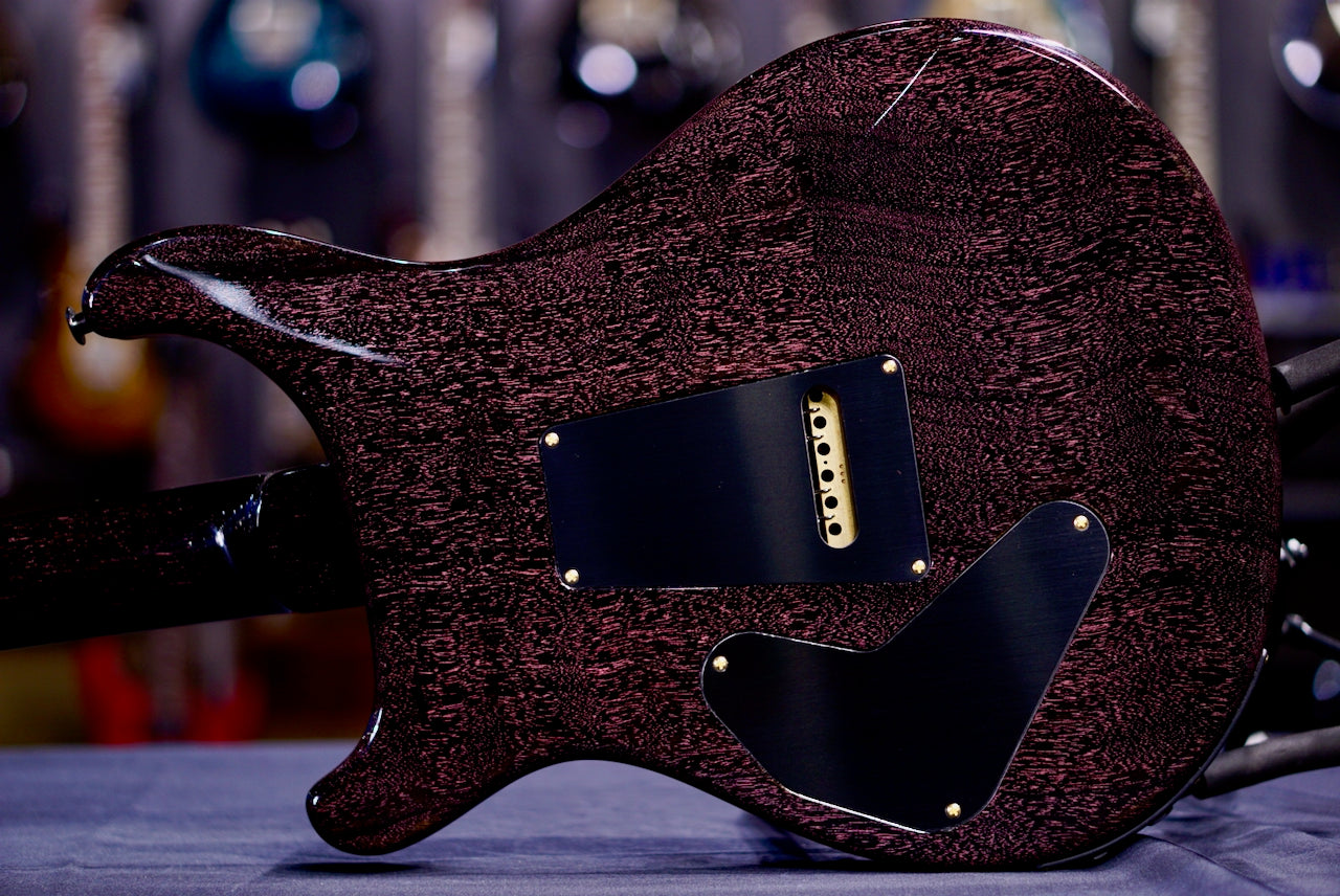 PRS Privatestock Custom 24 Piezo Raspberry Glow Smokeburst