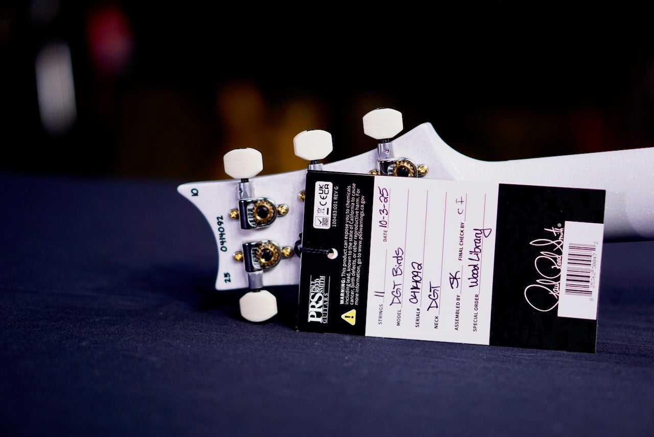 PRS DGT Custom Color w White Back Wood Library 0414092