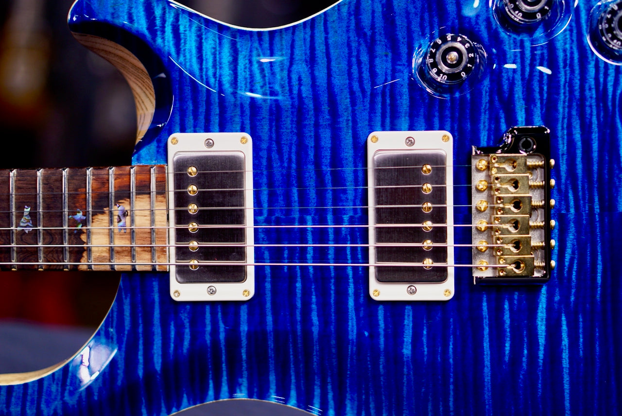 PRS DGT Wood Library Aquamarine Stain Flame Neck 0413767