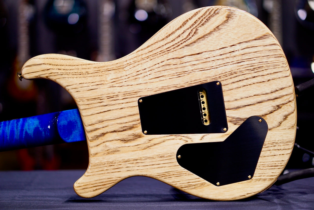 PRS DGT Wood Library Aquamarine Stain Flame Neck 0413767