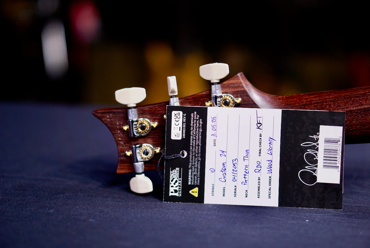 PRS Custom 24 Wood Library Custom Color Satin Rosewood Neck 0412053