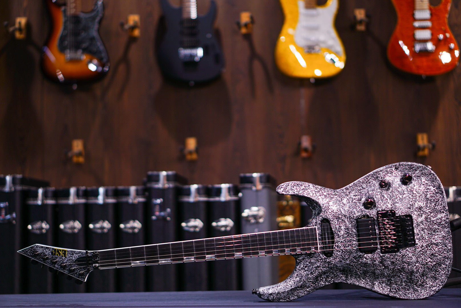 ESP Original Horizon-1 Cast Metal Silver E1380242