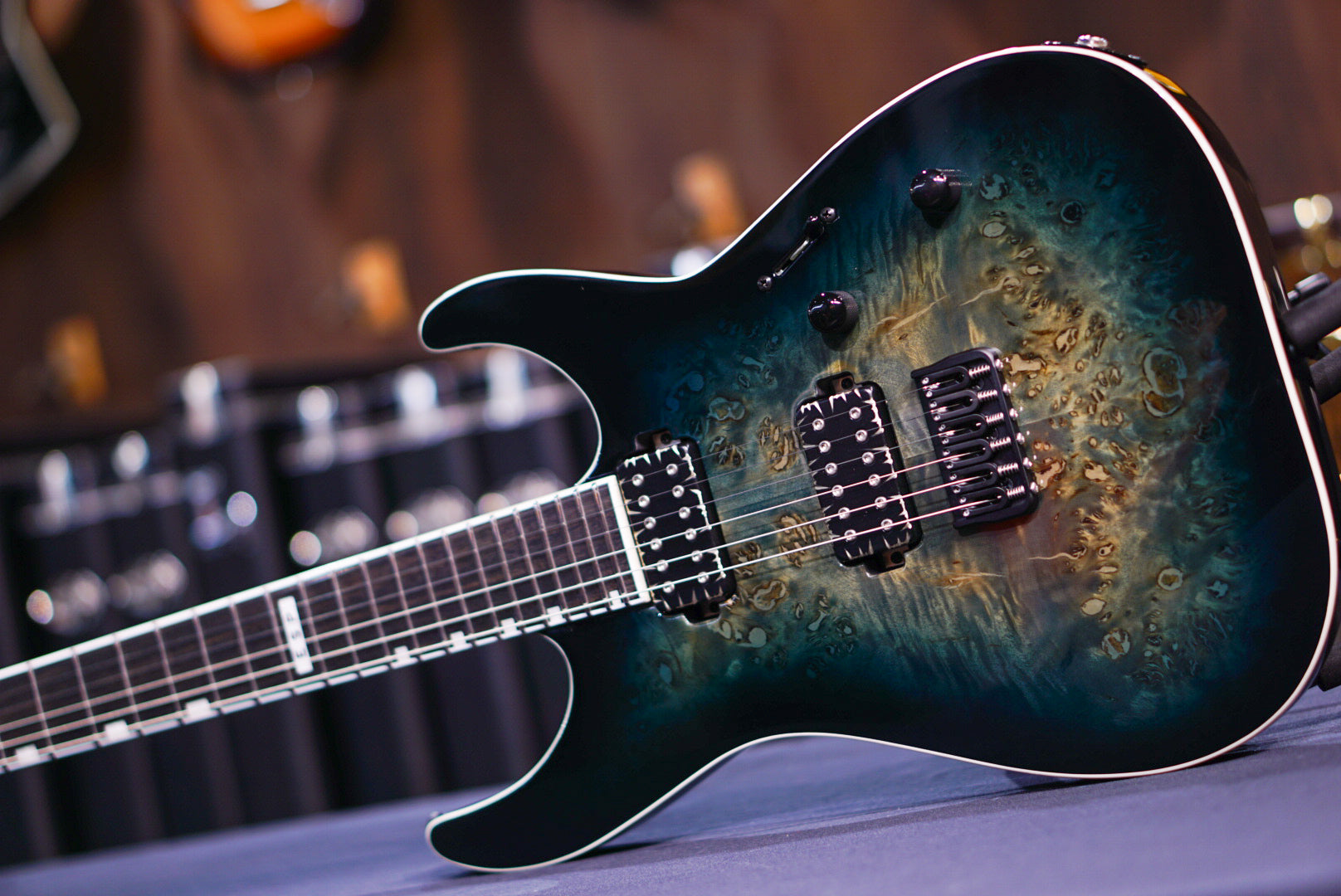 ESP E-II M-II NT HS BM Mercury Blue Burst es9070243