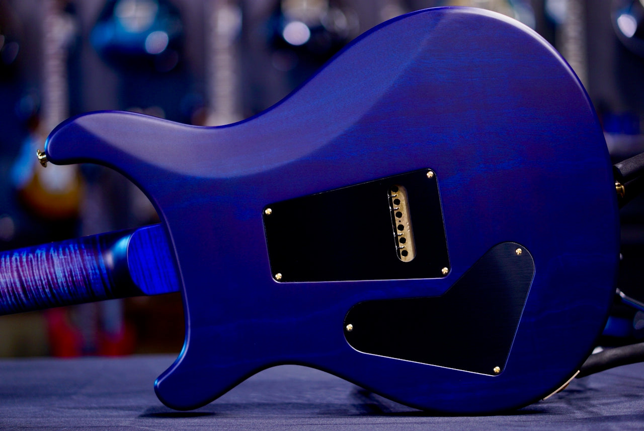 PRS Custom 24 Wood Library Violet Blue Burst Satin Stain Neck 0417610