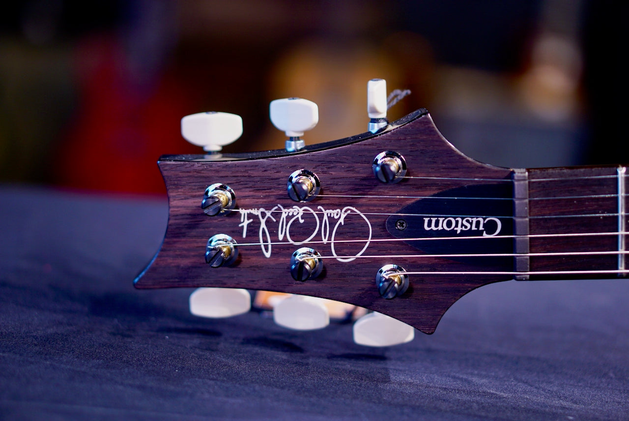 PRS Custom 24 Piezo Black Gold Wraparound Burst 0413699