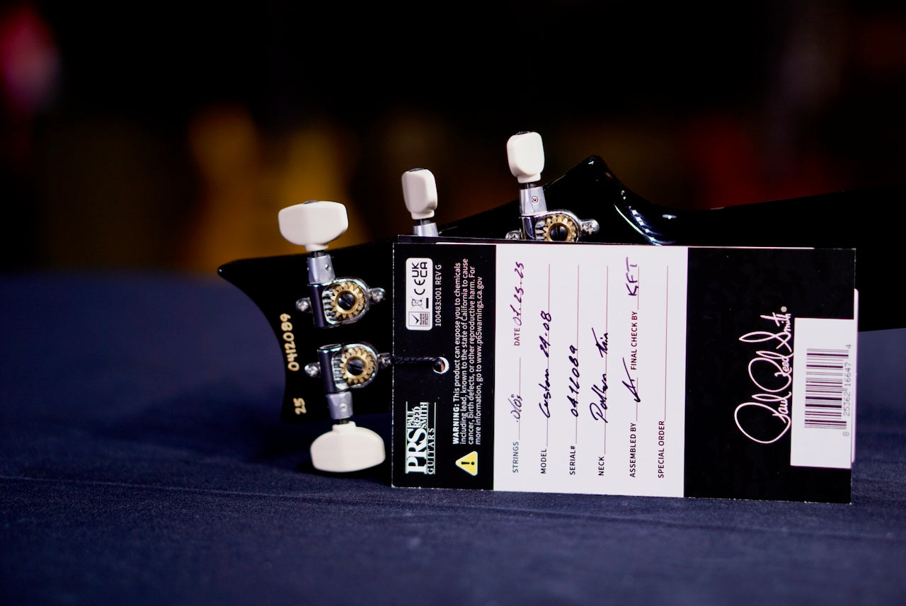 PRS Custom 24-08 Black Gold Wraparound Burst 0412089