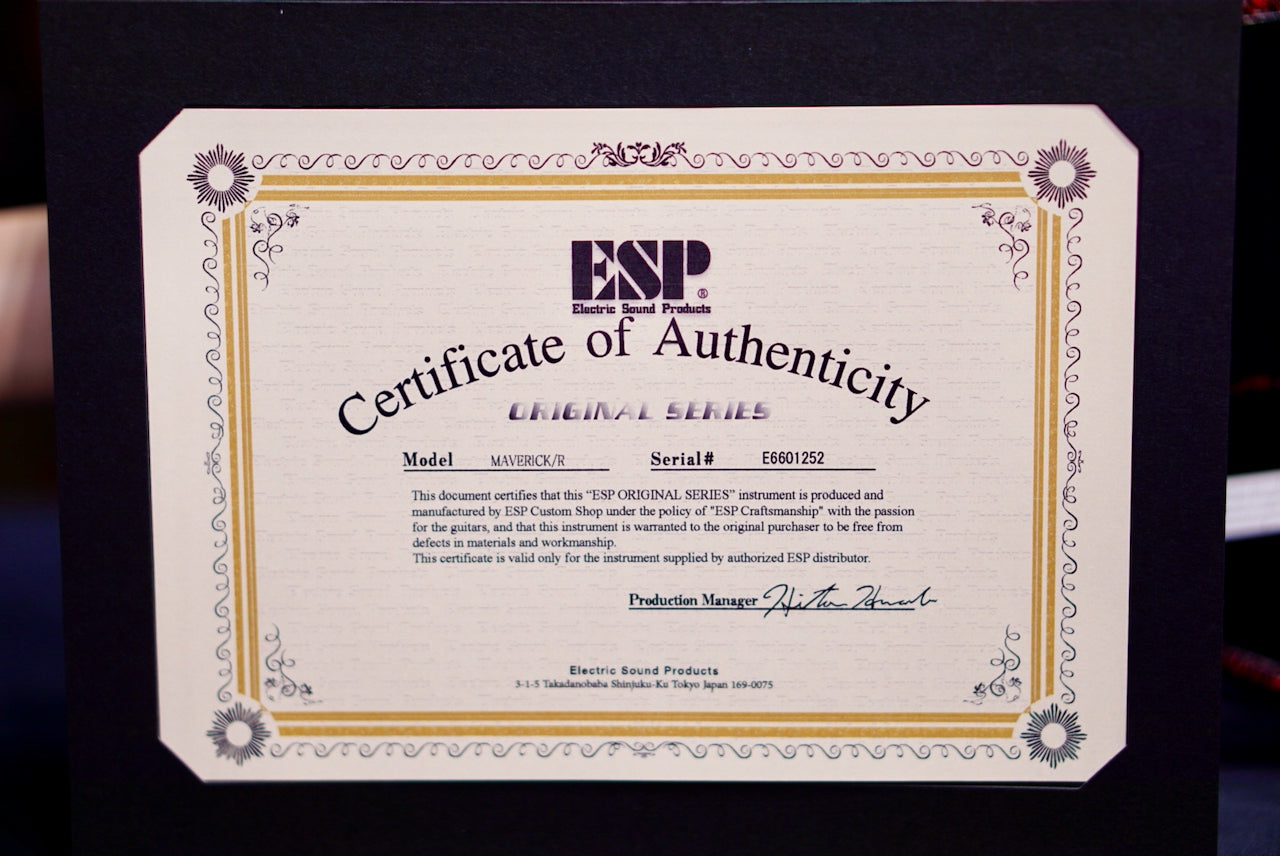 ESP Maverick Castmetal lava E6601252