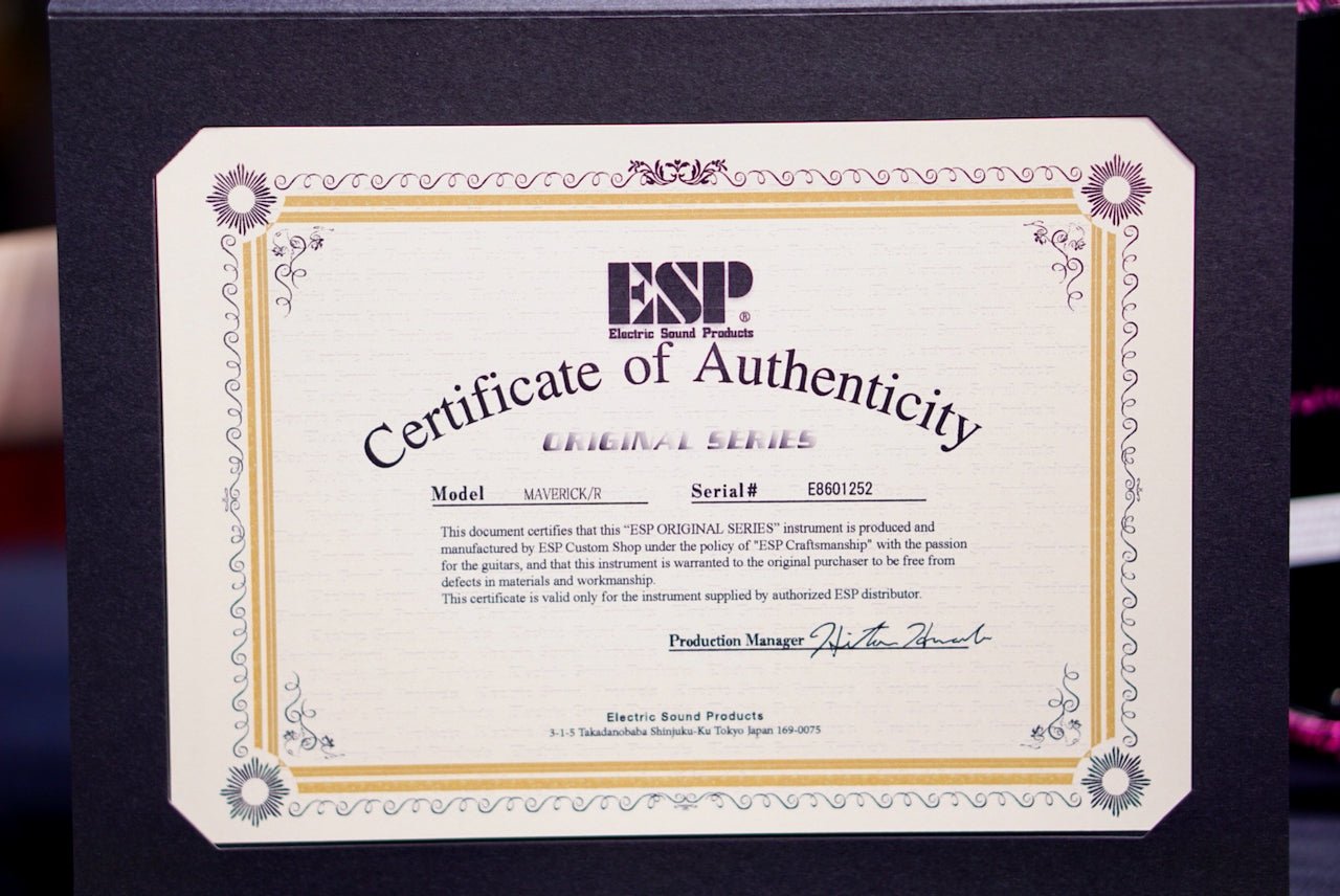 ESP Maverick Castmetal pink E8601252