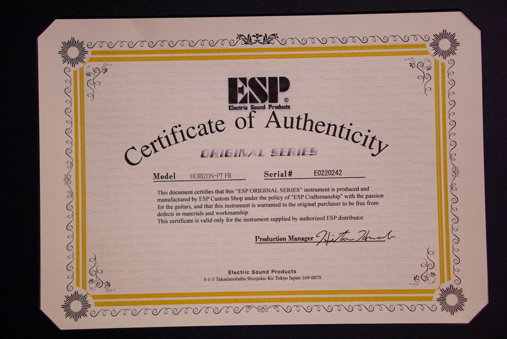 ESP Original HORIZON-PT FR Twinkle Pink E0220242