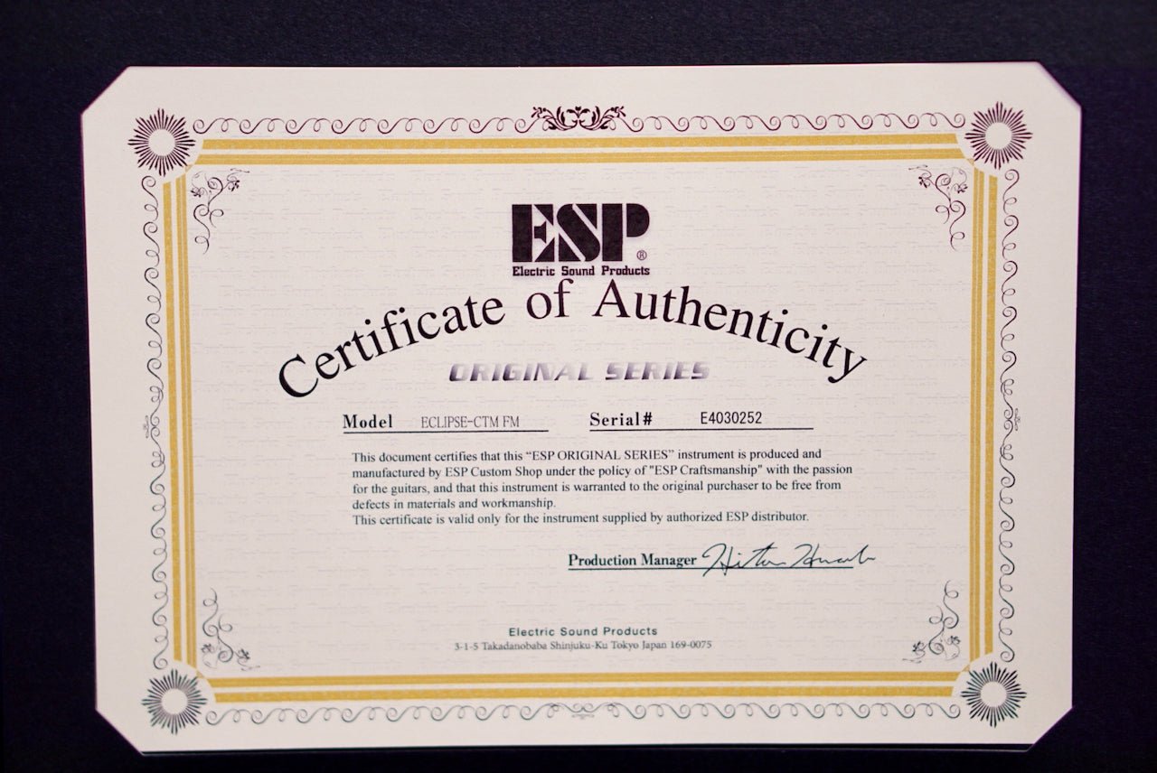 ESP ECLIPSE-CTM FM Blue Red Gradation E4030252