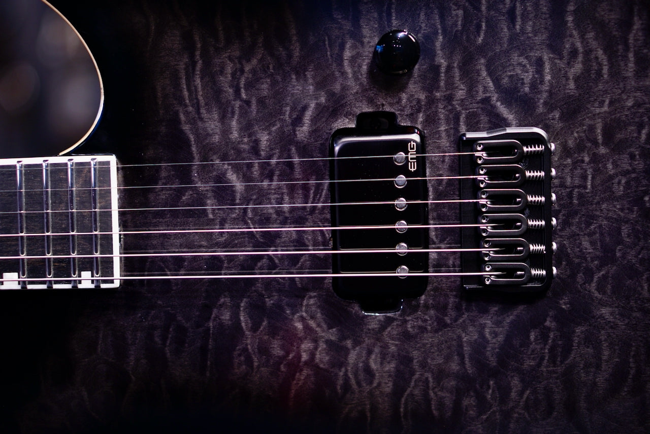 ESP E-II M-I THRU NT QM See thru black burst ES0350253