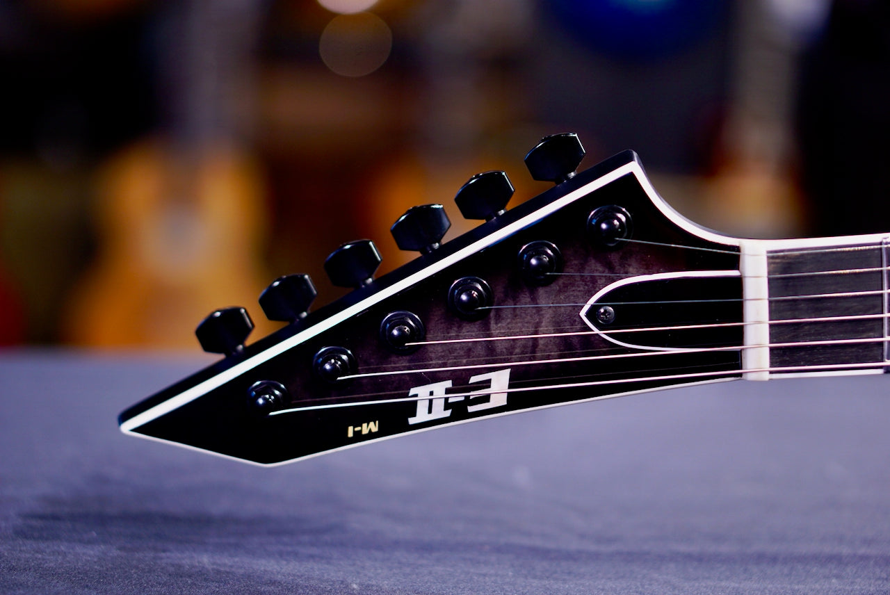ESP E-II M-I THRU NT QM See thru black burst ES0350253