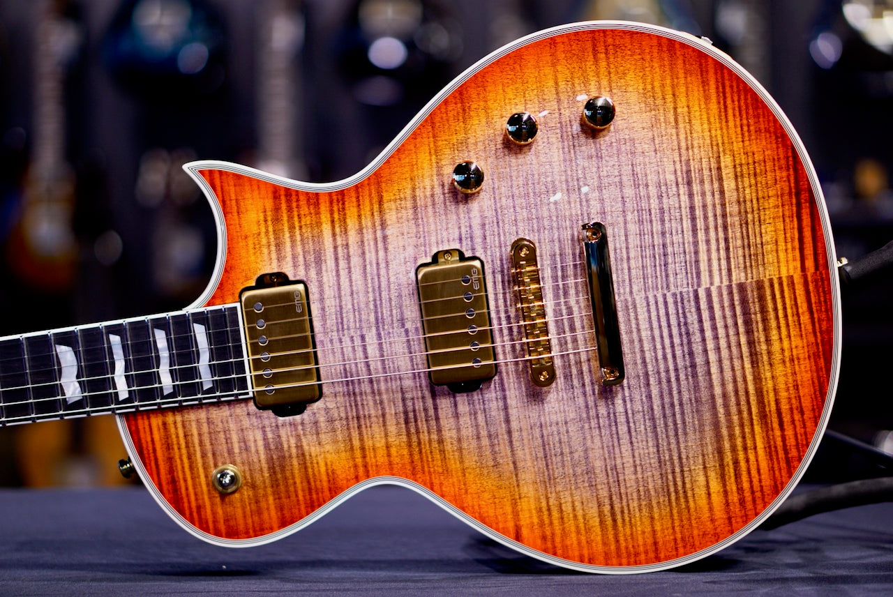 ESP ECLIPSE-CTM FM  Violet Orange Sunburst E3030252
