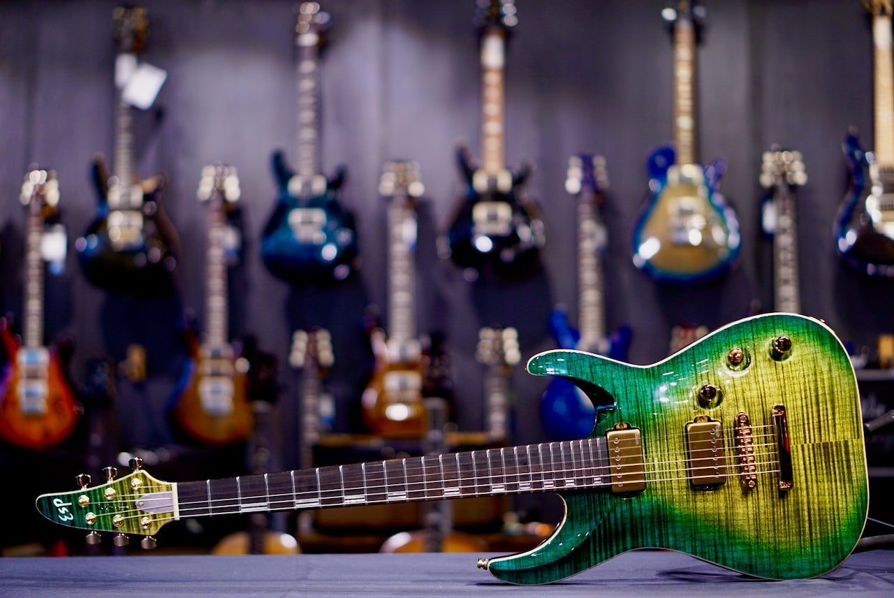 ESP Horizon CTM NT FM Turquise Green Teardrop Sunburst E6320252