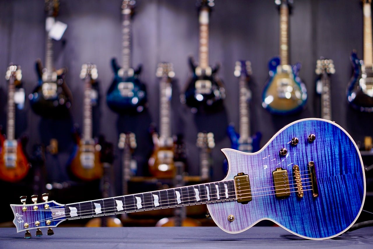 ESP ECLIPSE-CTM FM  See Thru Blue Indigo Purple Gradation E1520252