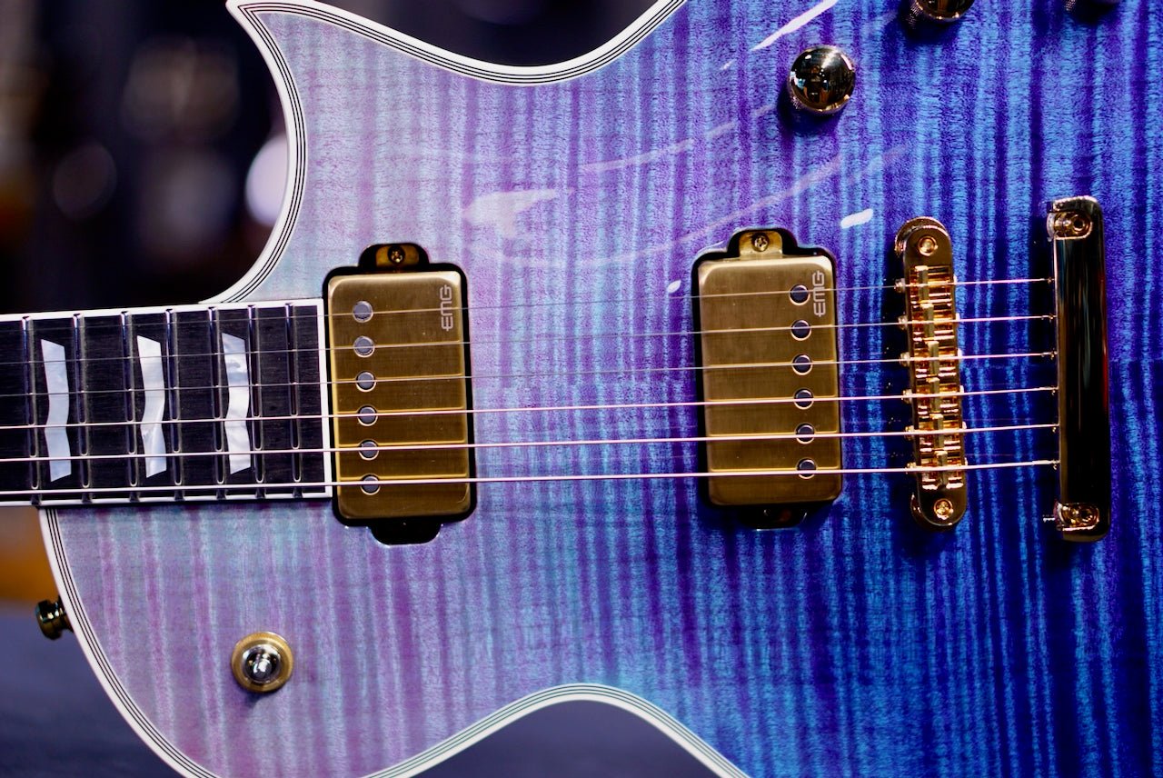 ESP ECLIPSE-CTM FM  See Thru Blue Indigo Purple Gradation E1520252