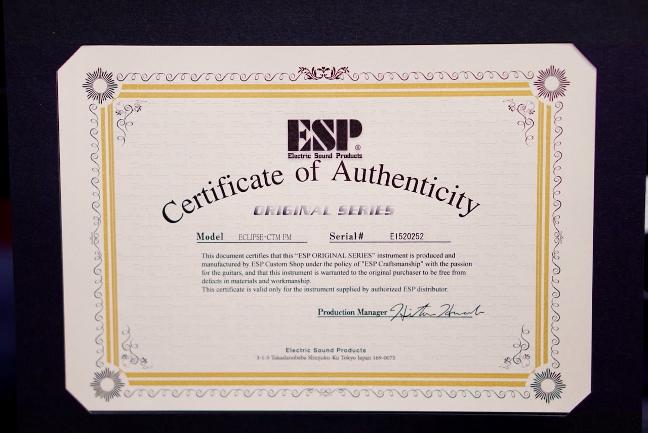 ESP ECLIPSE-CTM FM  See Thru Blue Indigo Purple Gradation E1520252