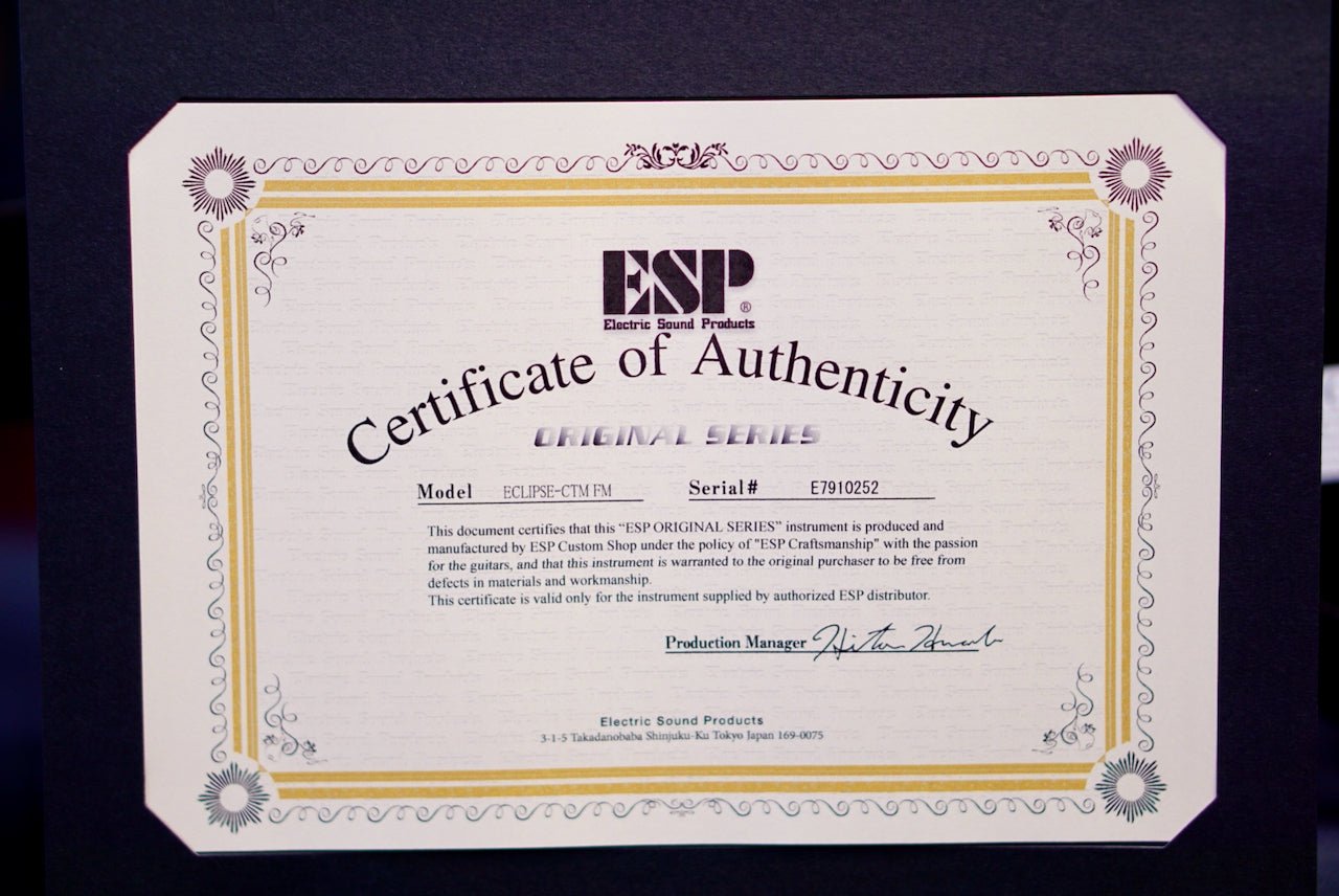 ESP ECLIPSE-CTM FM Pink Purple Gradation E7910252