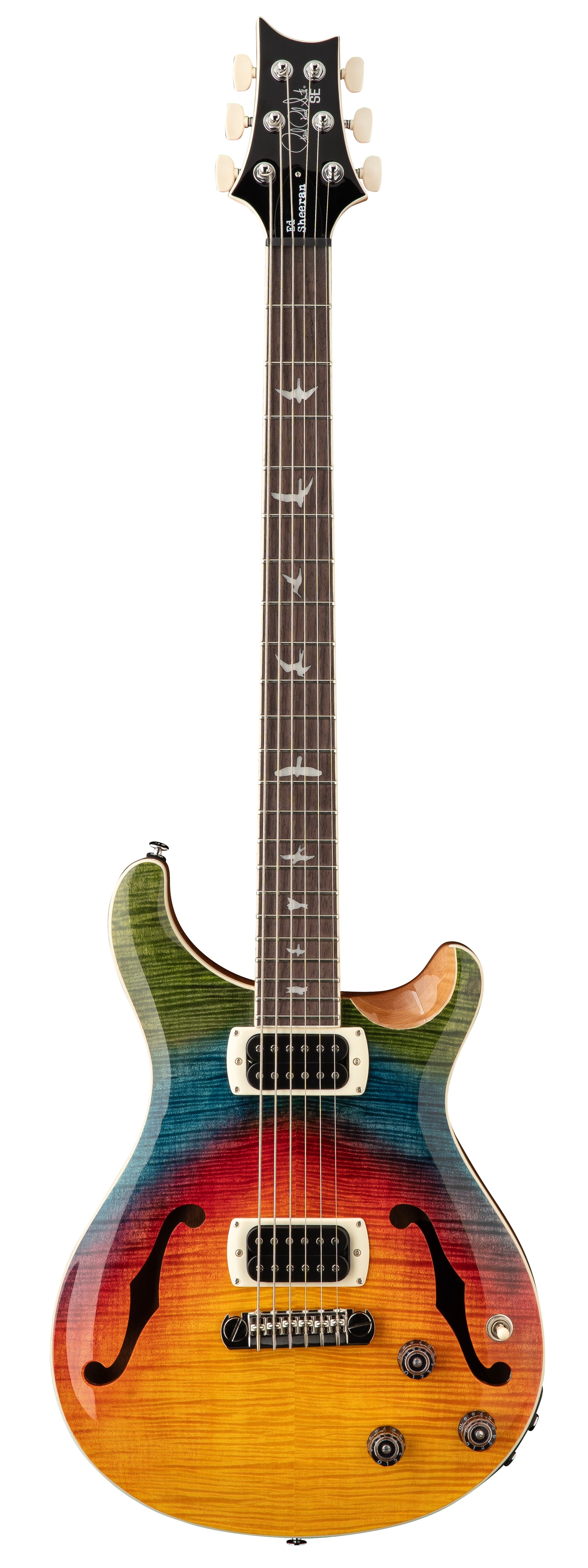 PRS SE Ed Sheeran Hollowbody I Baritone Piezo Kaleidoscope