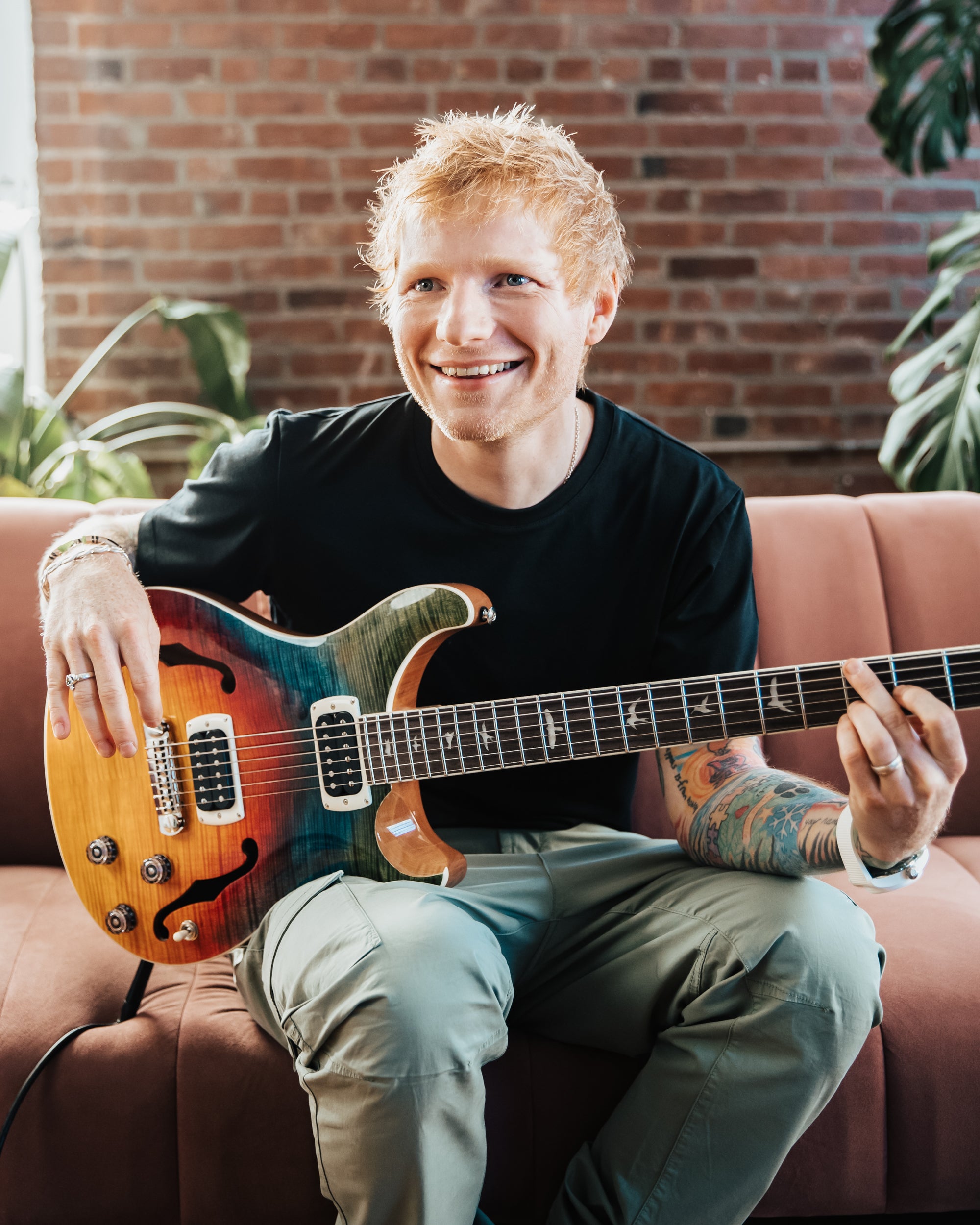 PRS SE Ed Sheeran Hollowbody I Baritone Piezo Kaleidoscope