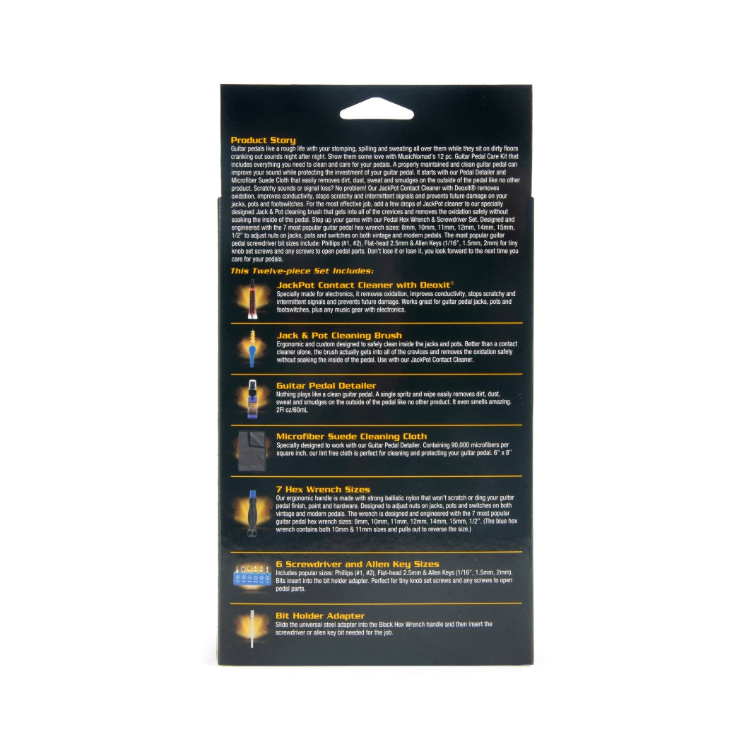 Musicnomad Pedal Care Kit for Guitar & Bass  MN286