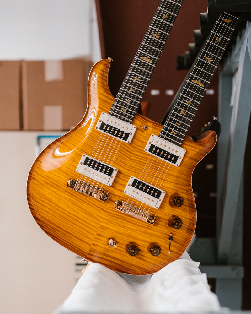 PRS Private stock doubleneck Honey glow 0376970 PS #10637