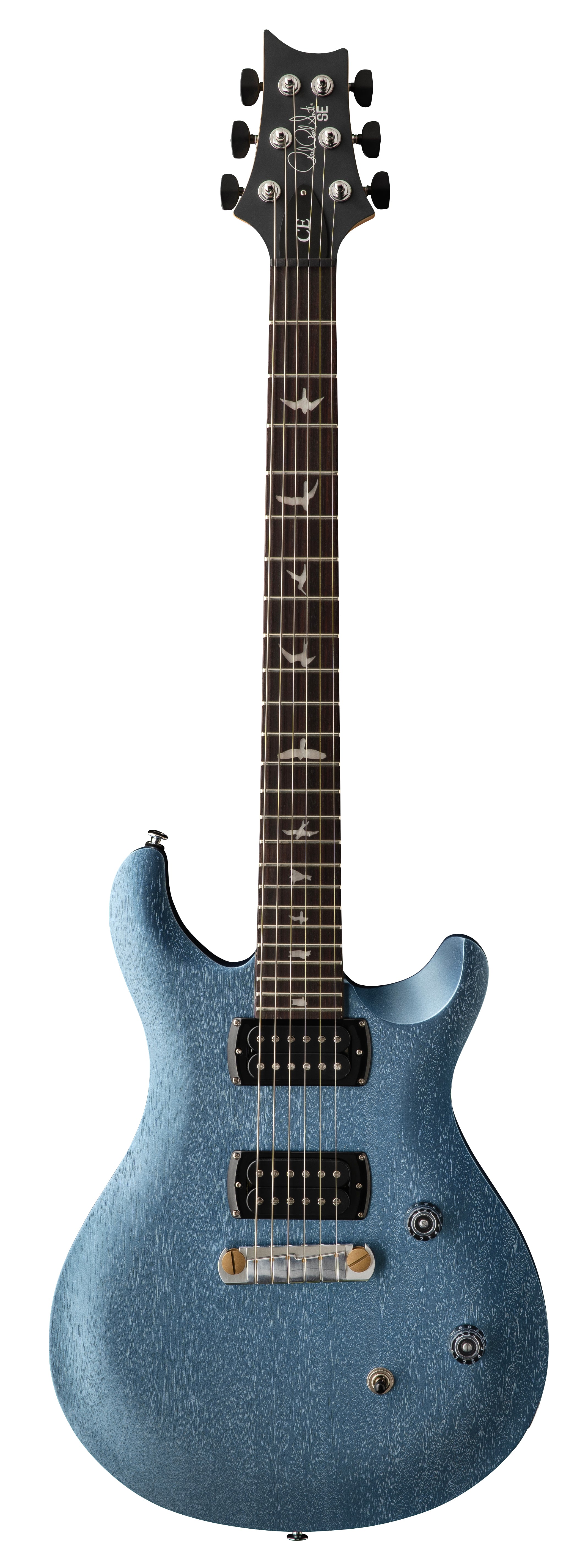 PRS SE CE24 Standard Stoptail Satin Ice Blue Metallic
