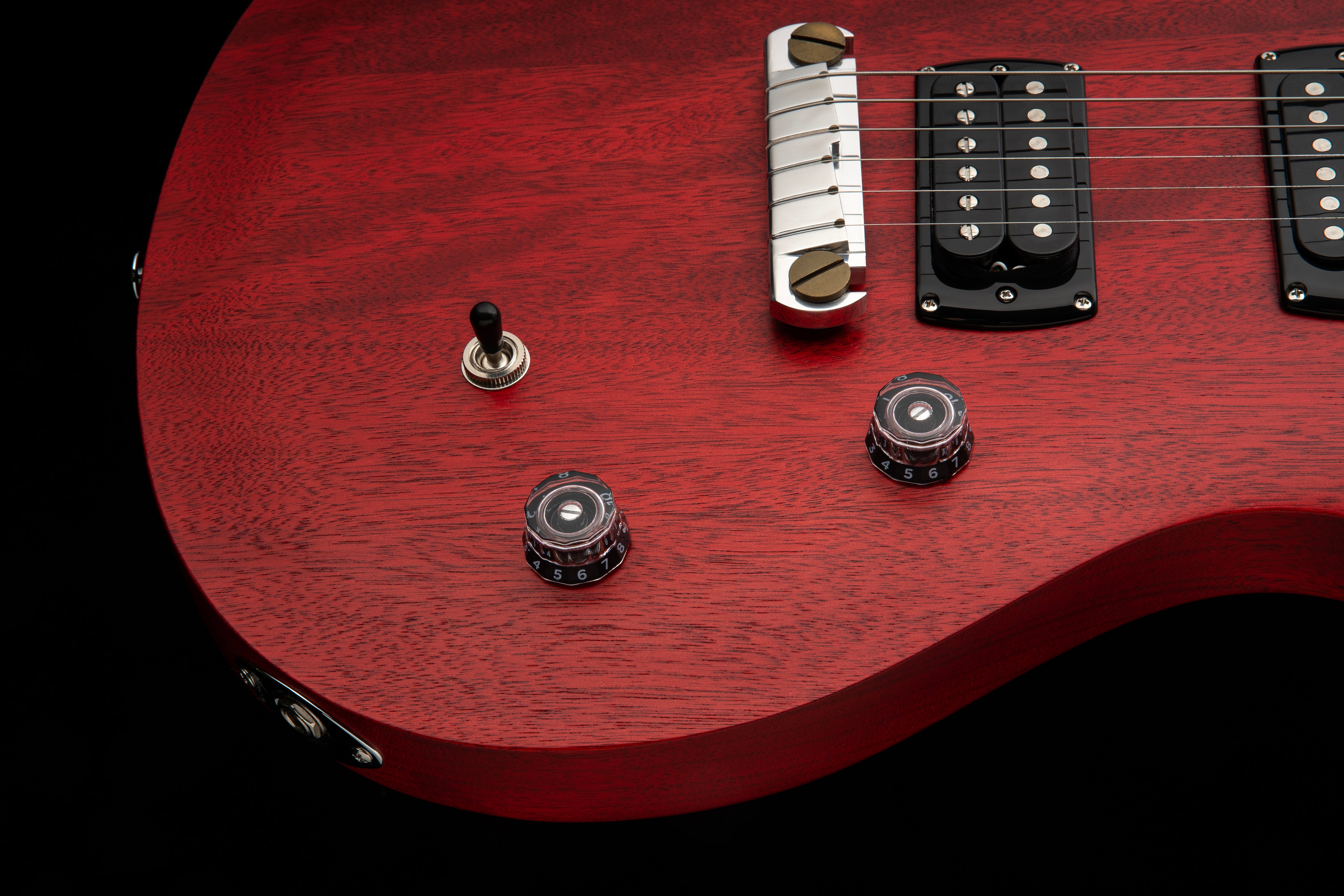 PRS SE CE24 Standard Stoptail Satin Vintage Cherry