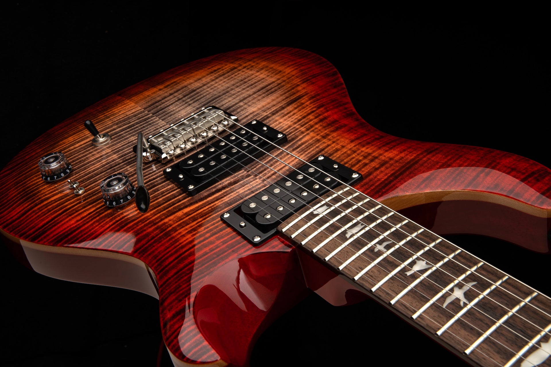 PRS SE Custom 24-08 Charcoal Cherry