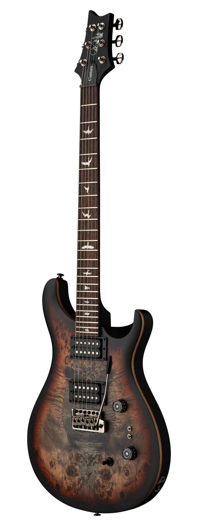 PRS SE "Exotic" Custom 24-08 Charcoal Cherry Midnight Burst