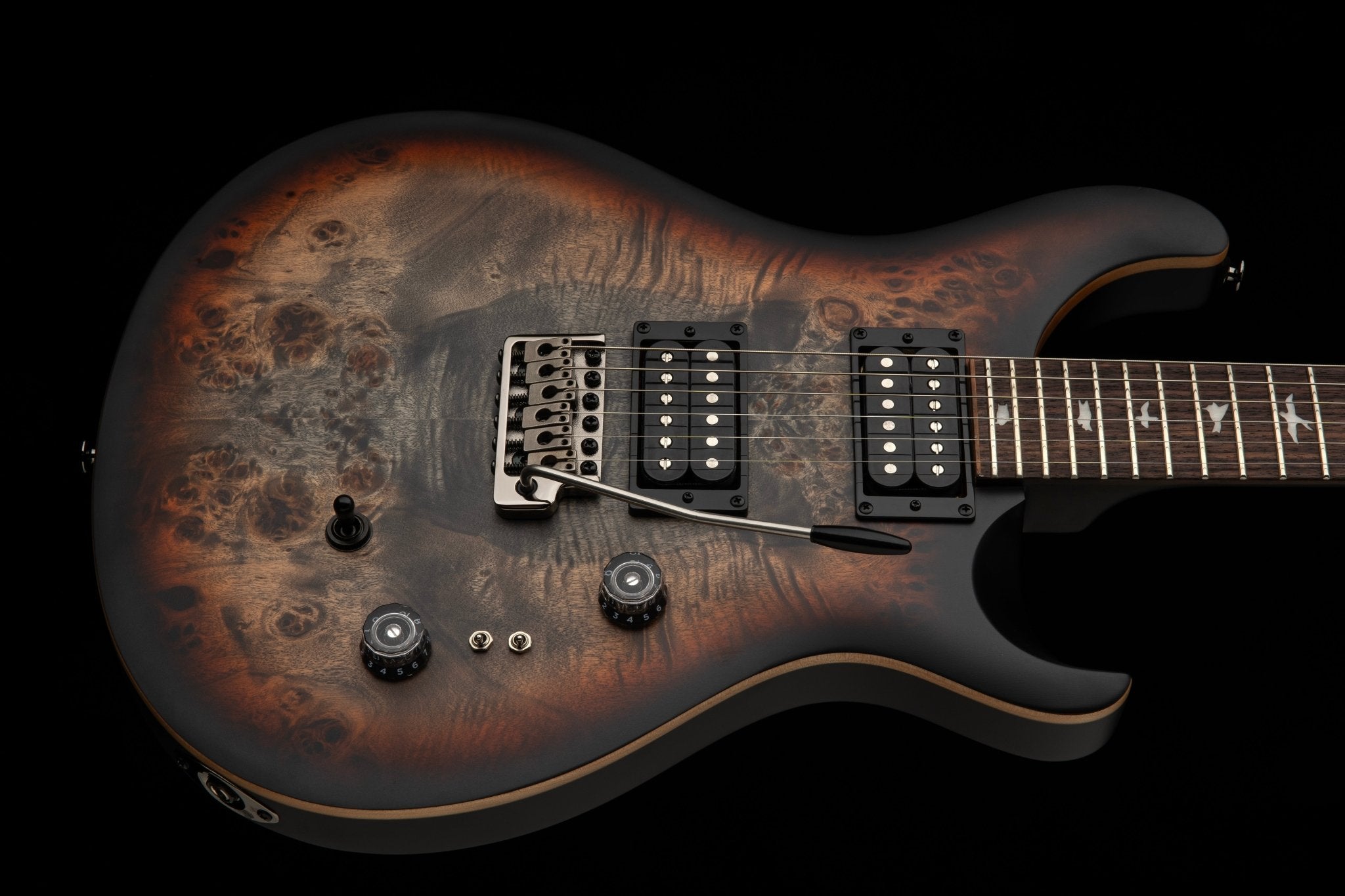 PRS SE "Exotic" Custom 24-08 Charcoal Cherry Midnight Burst