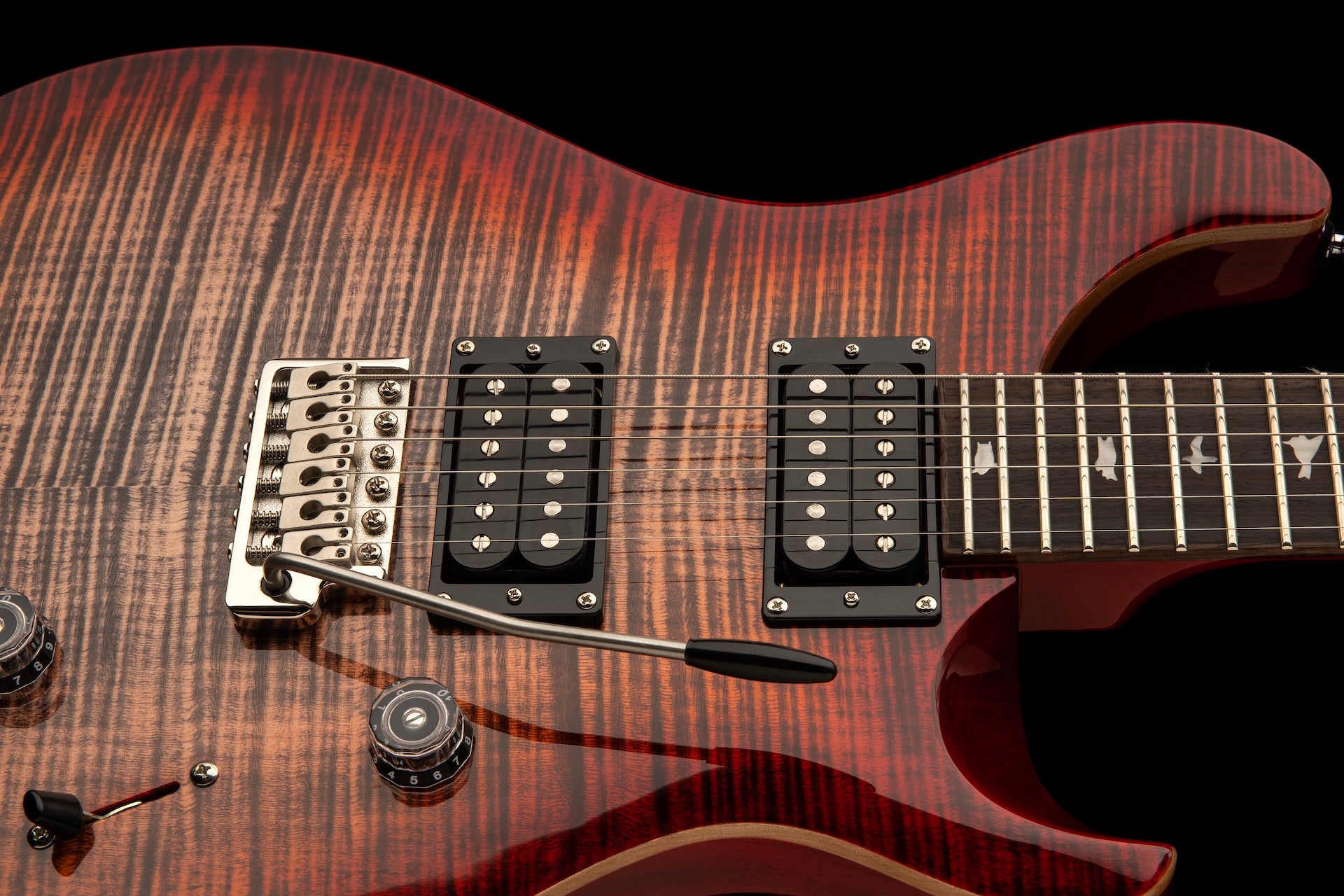 PRS SE Custom 24 Charcoal Cherry