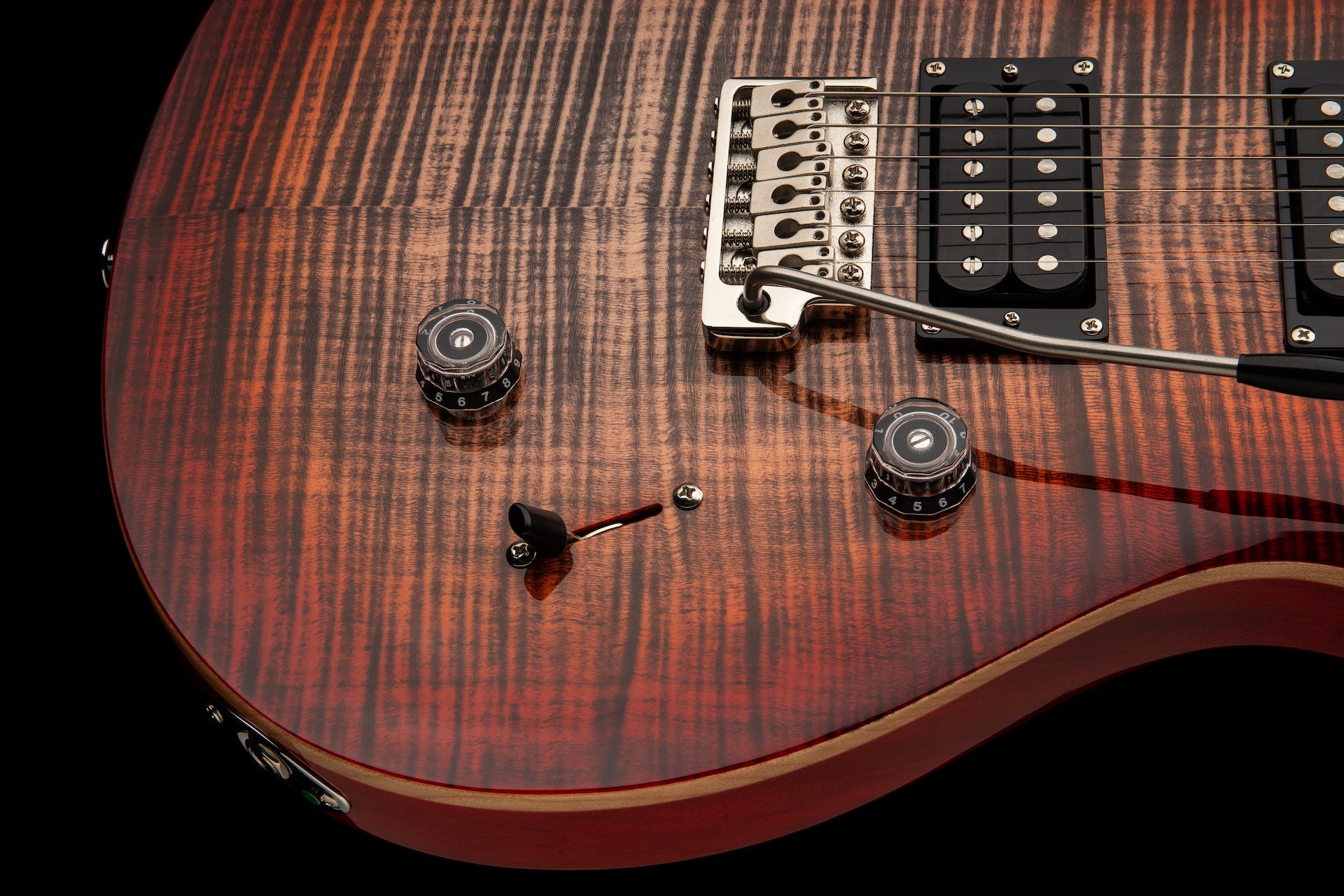 PRS SE Custom 24 Charcoal Cherry