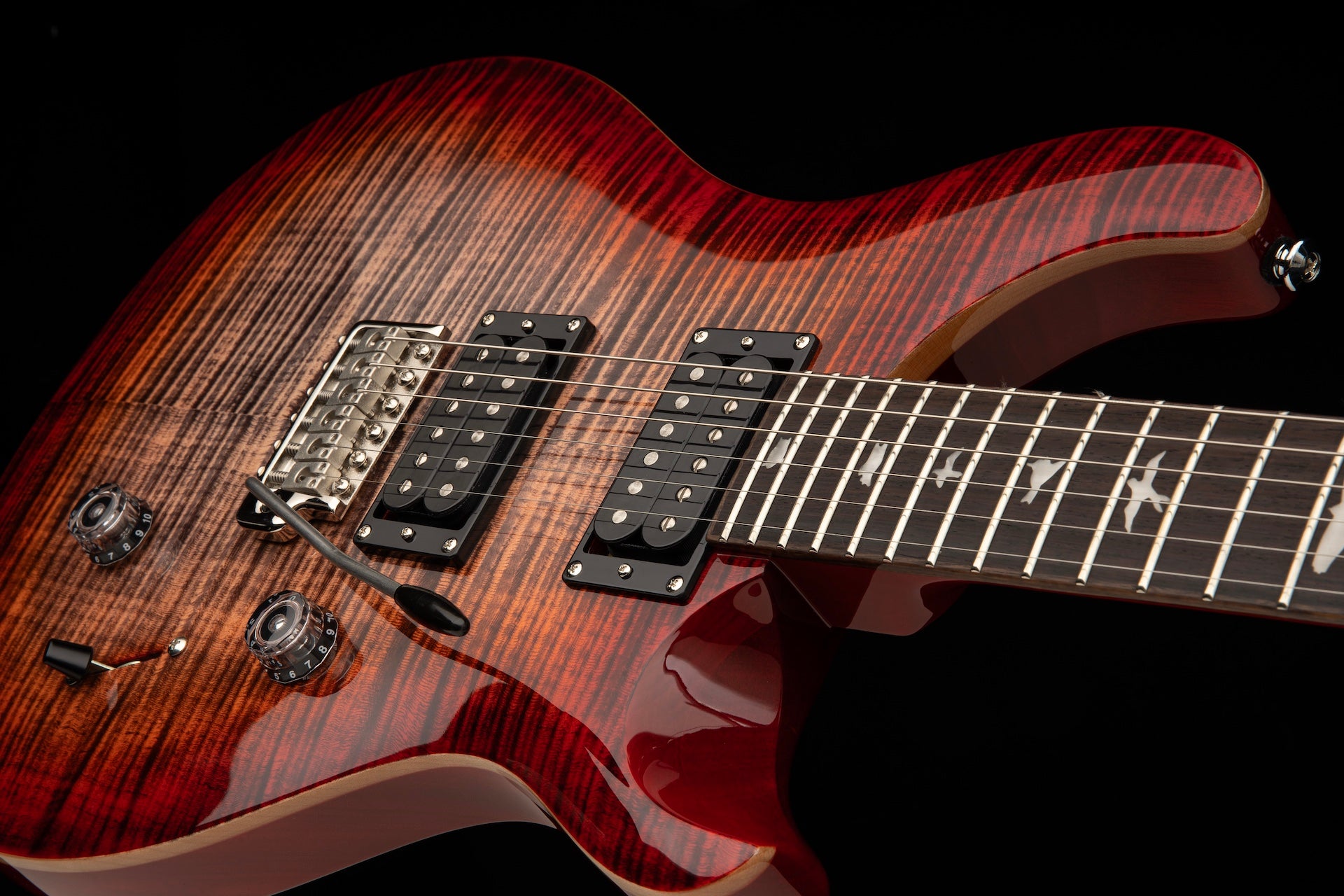 PRS SE Custom 24 Charcoal Cherry