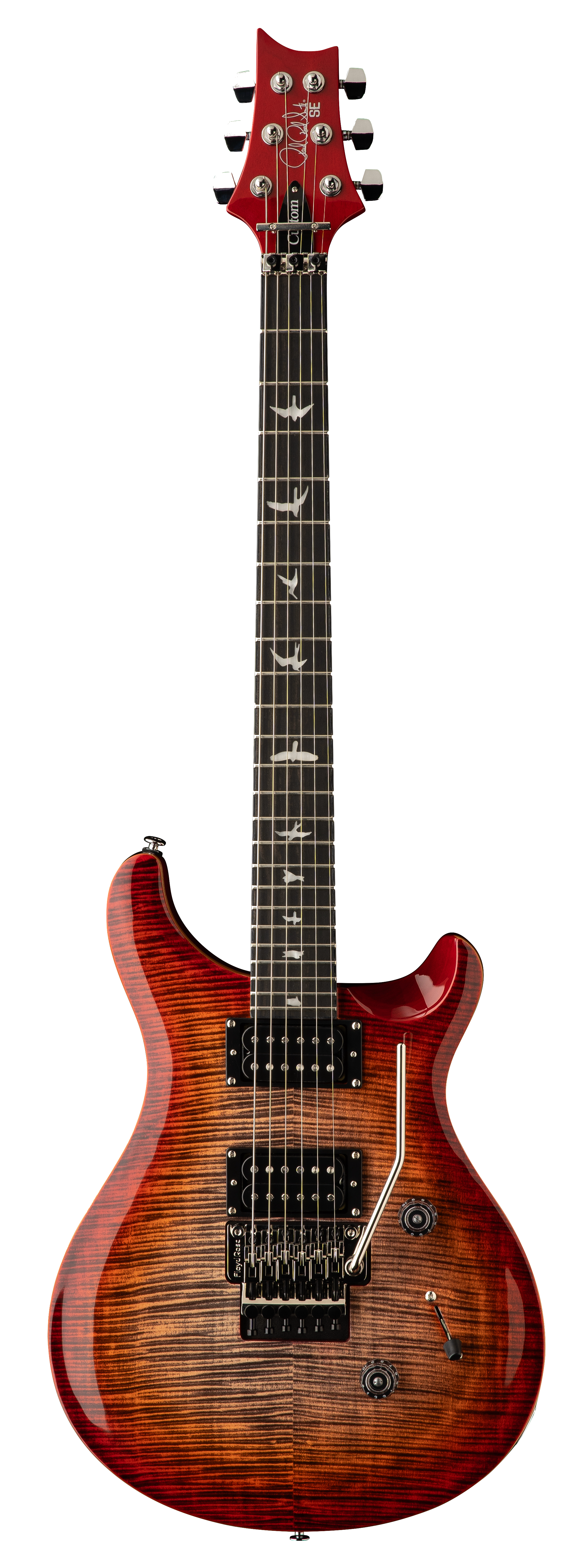 PRS SE Custom 24 Floyd Charcoal Cherry