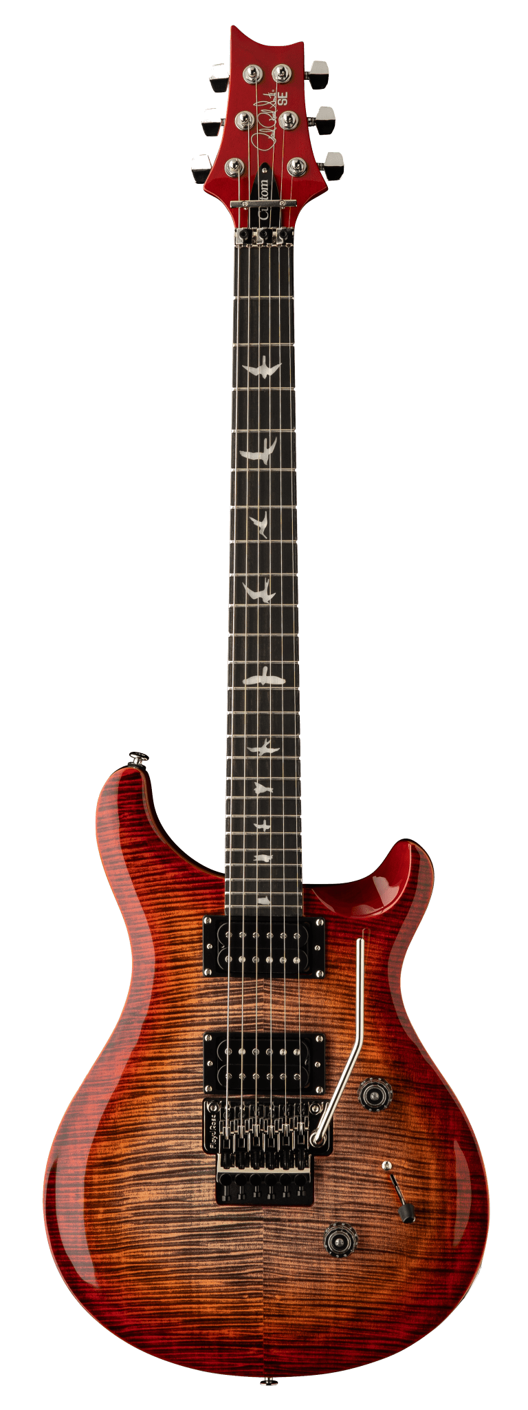 PRS SE Custom 24 Floyd Charcoal Cherry