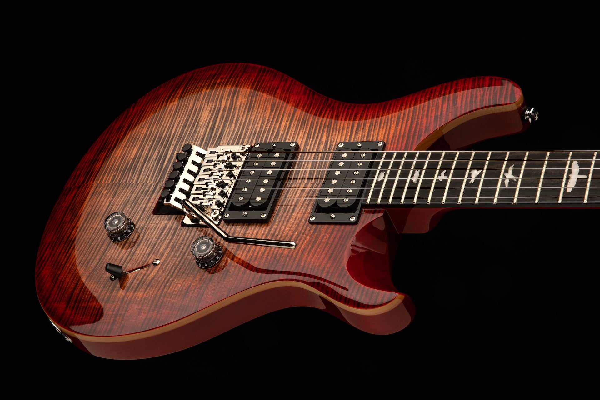 PRS SE Custom 24 Floyd Charcoal Cherry