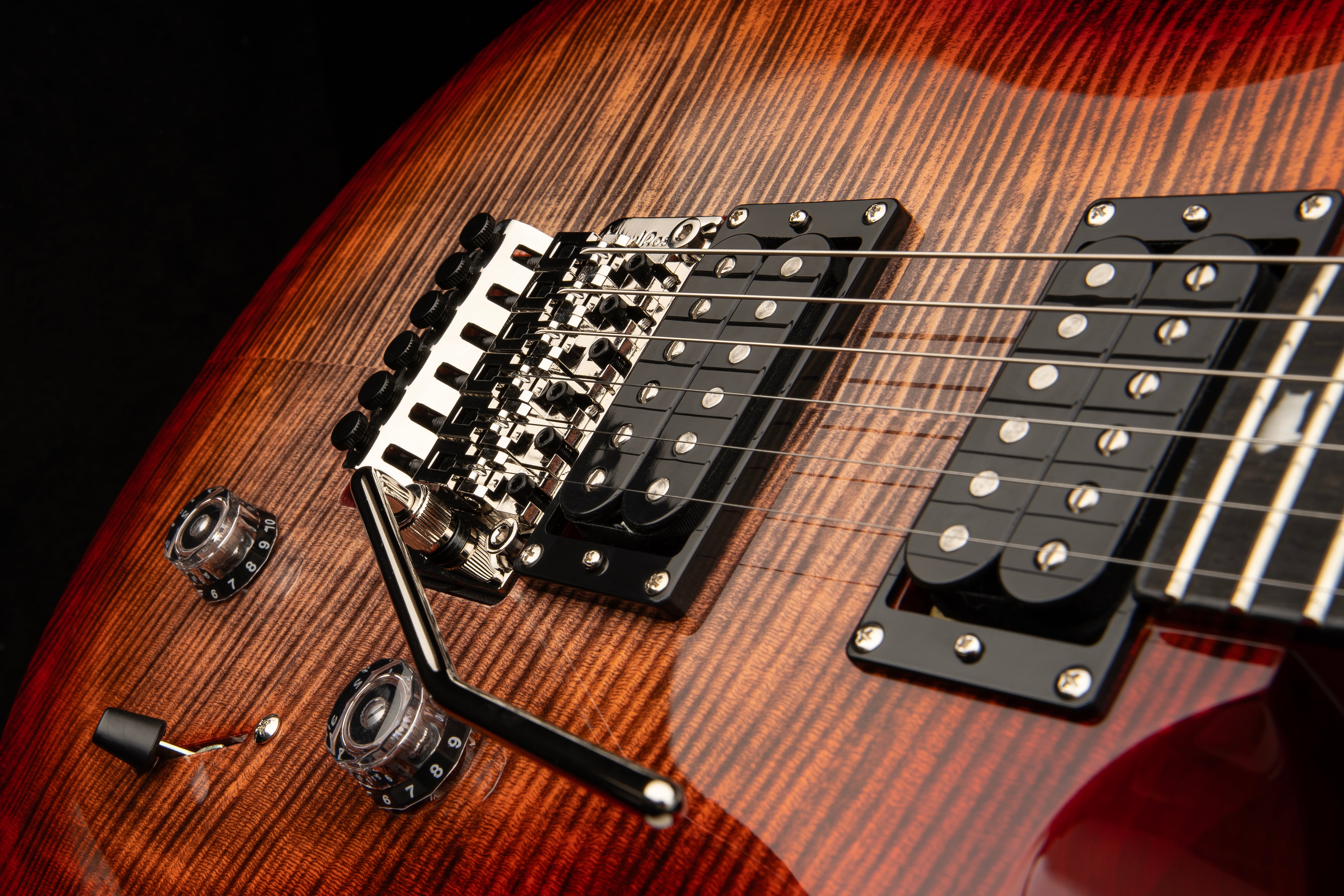 PRS SE Custom 24 Floyd Charcoal Cherry