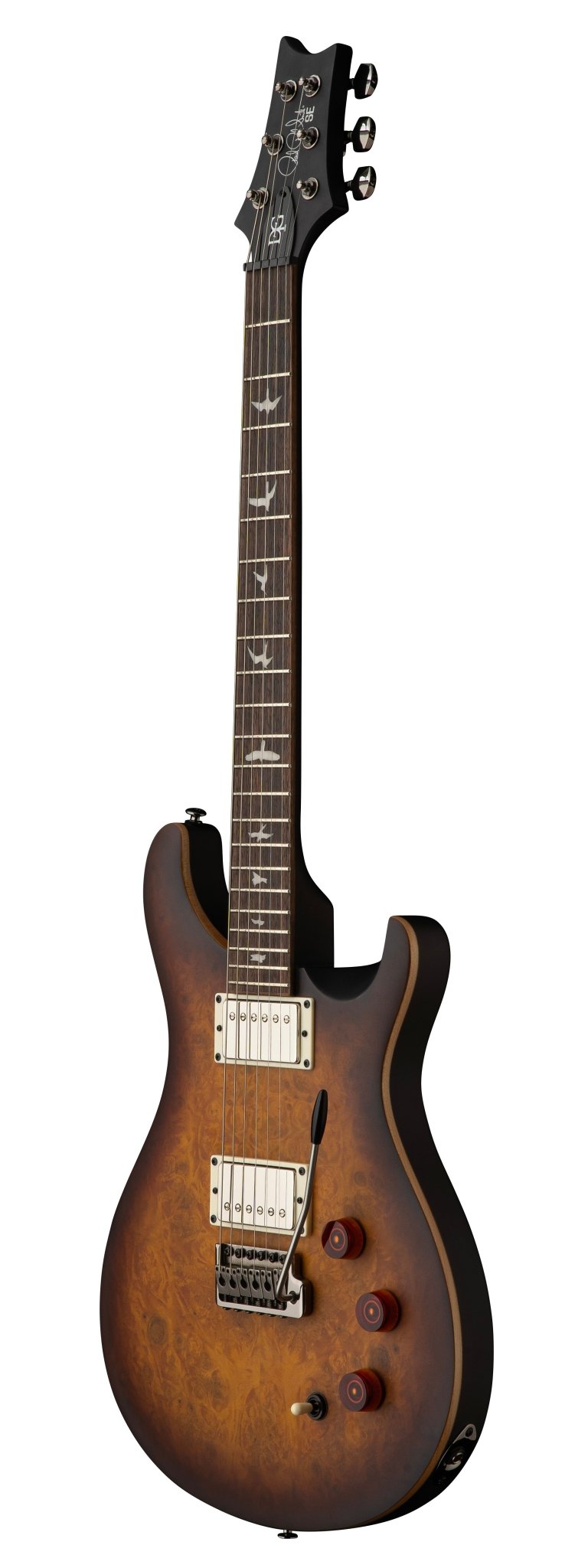 PRS SE "Exotic" DGT Laurel Burl McCarty Tobacco Burst