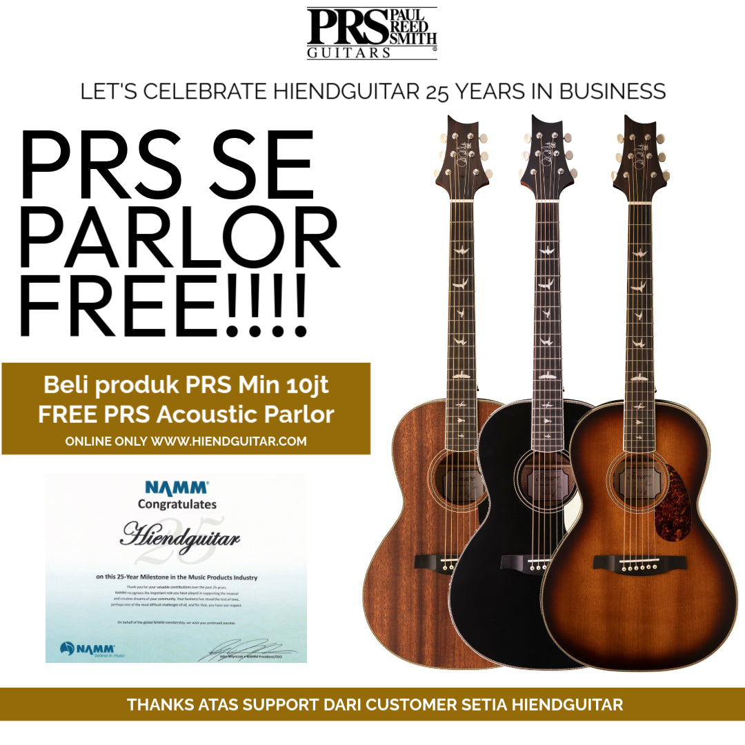 FREE PRS Acoustic SE Parlor promotion