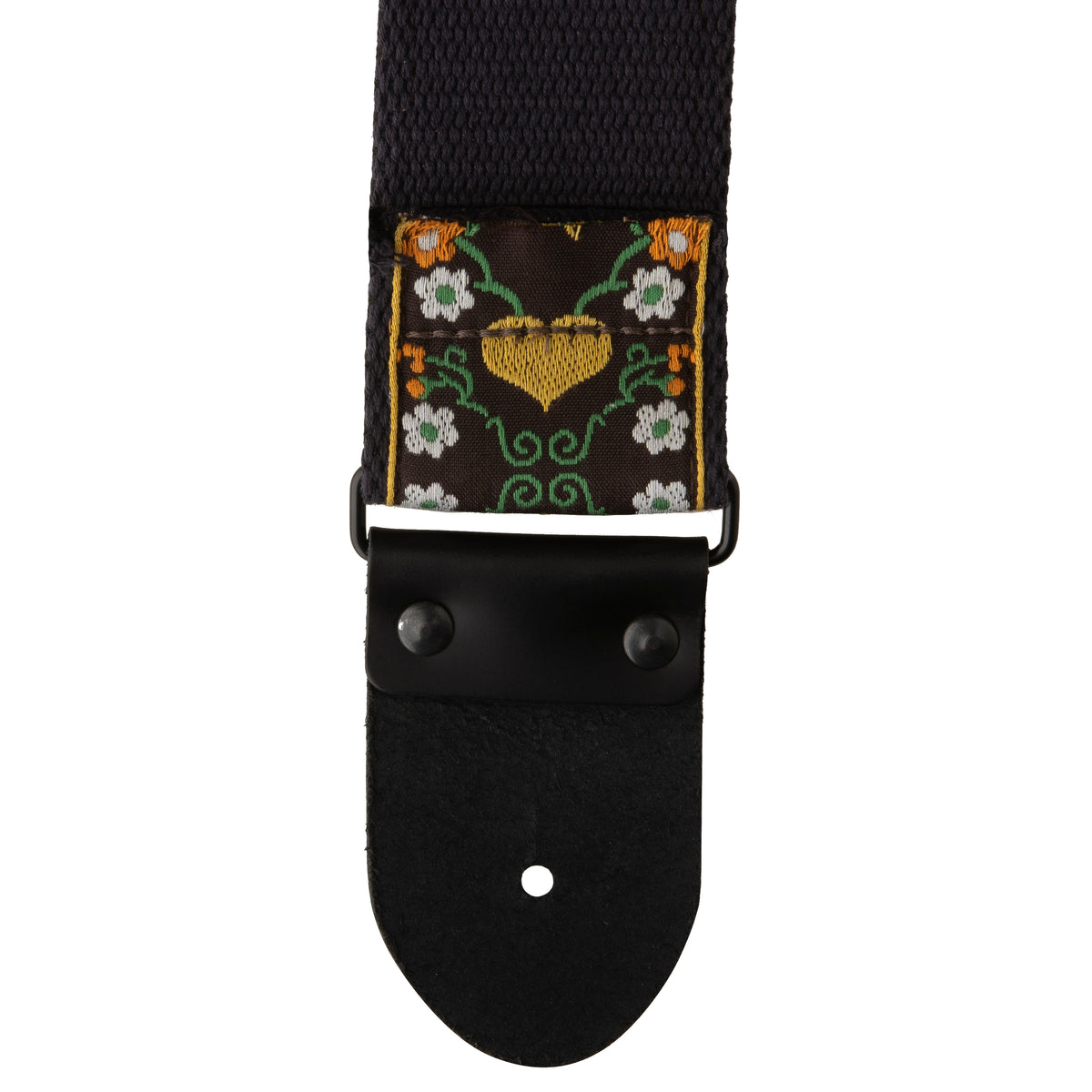 PRS 2.5” Retro Guitar Strap, Floral, Yellow 114369:035