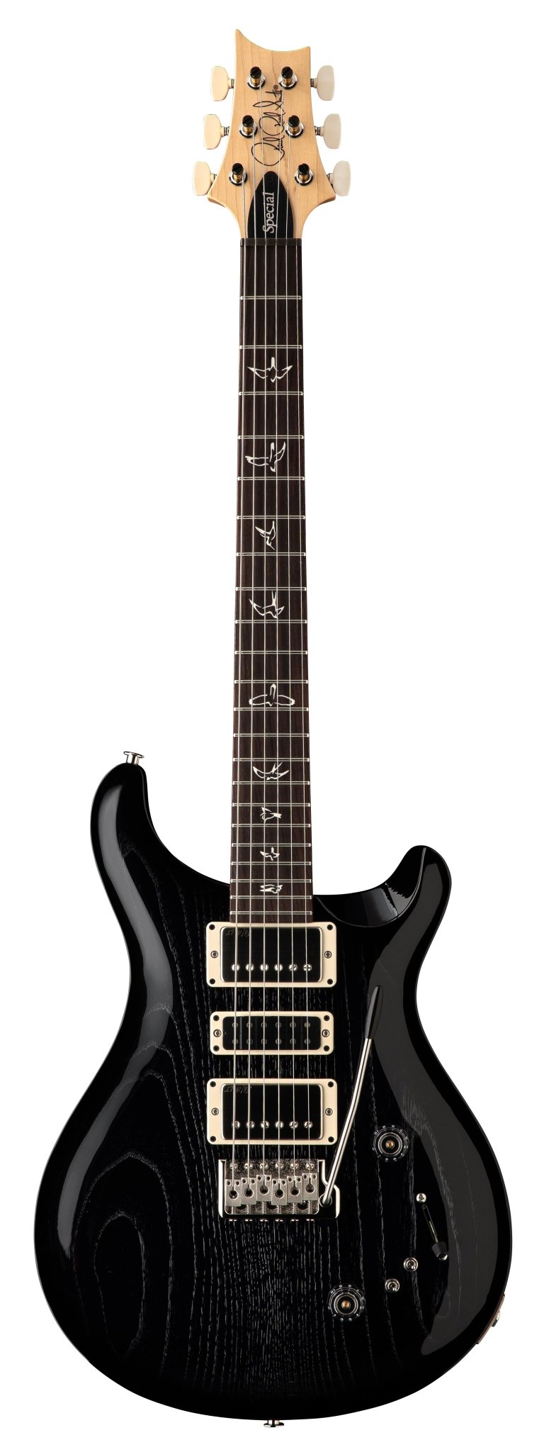 PRS Swamp Ash Special Black Doghair Smokeburst Rosewood fb 0404115