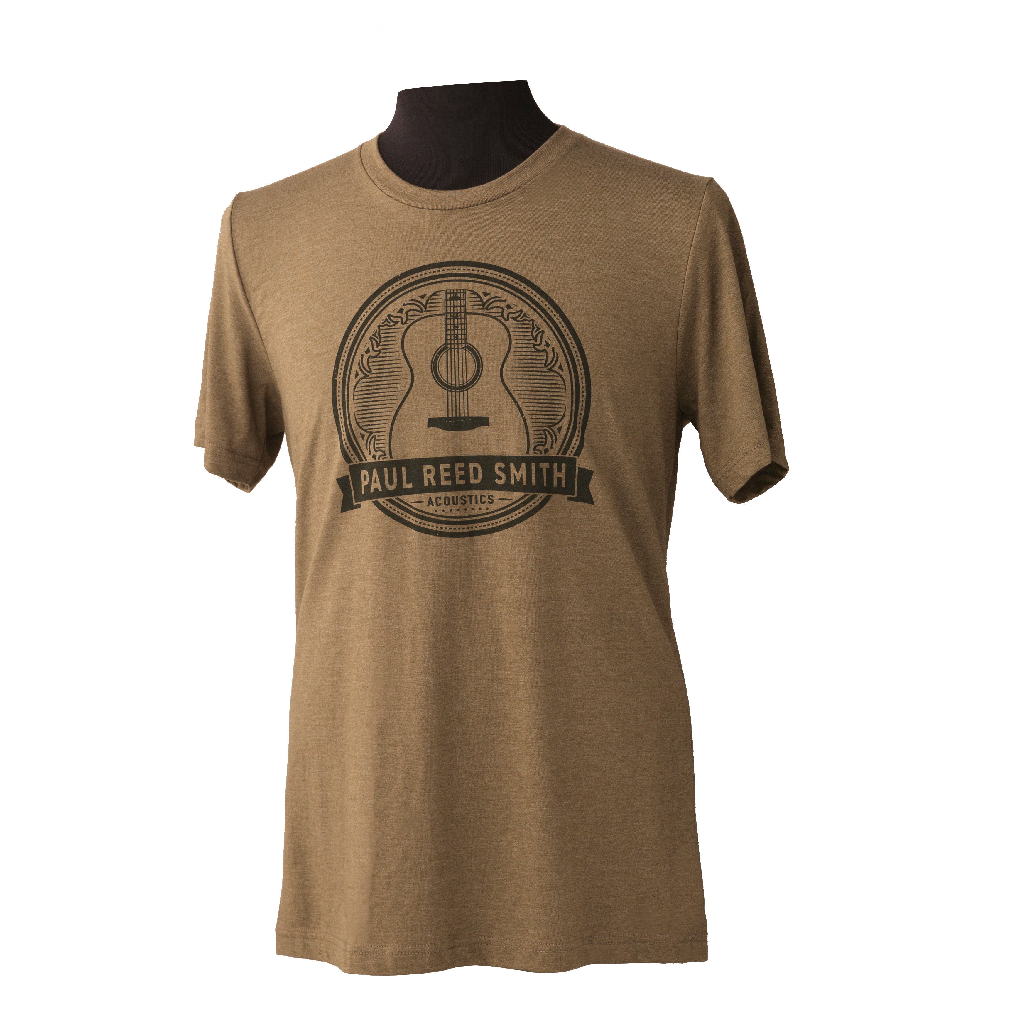 PRS Acoustic Guitar Design T-Shirt, Heather Olive