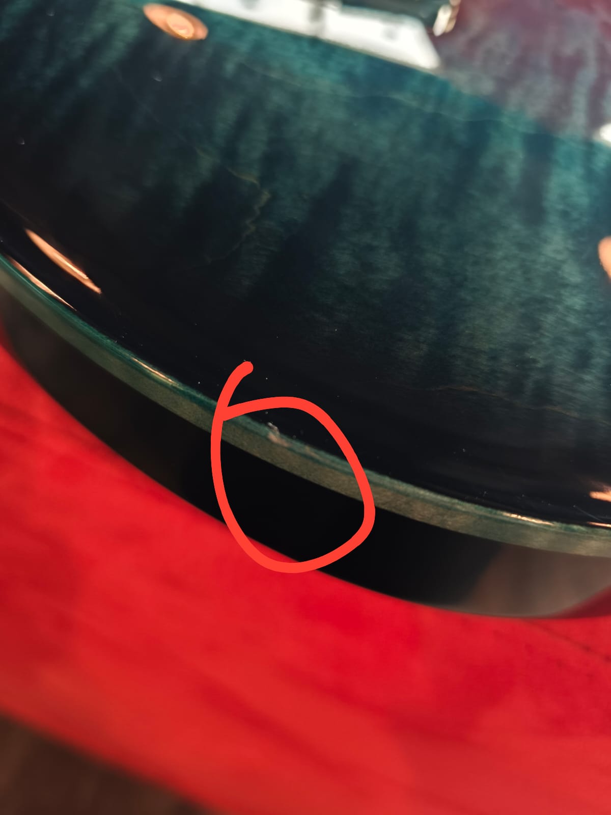 PRS Modern eagle V dark cobalt blue 23 0357149 **DENT**