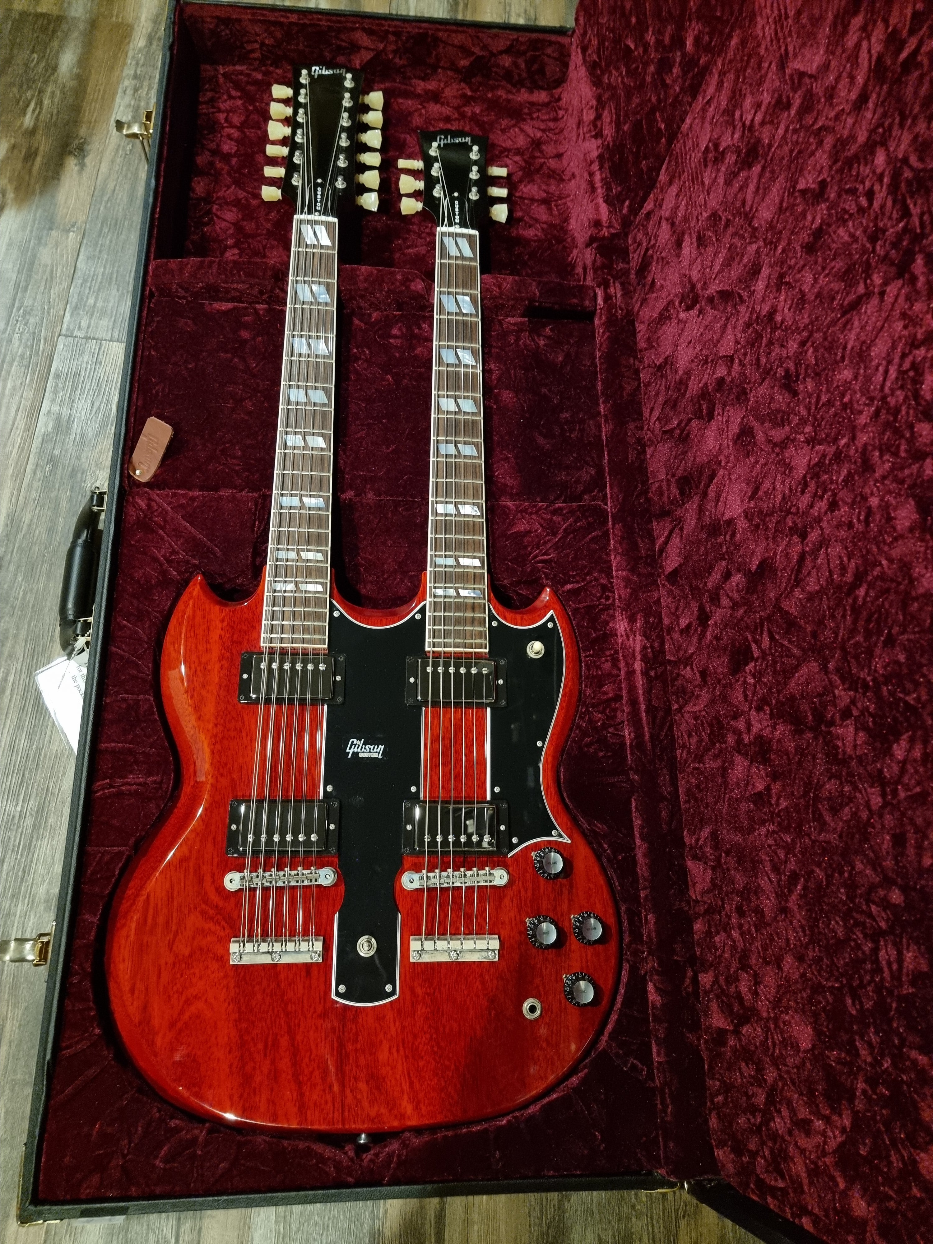 Gibson EDS 1275 heritage cherry - HIENDGUITAR   Gibson musical instrument