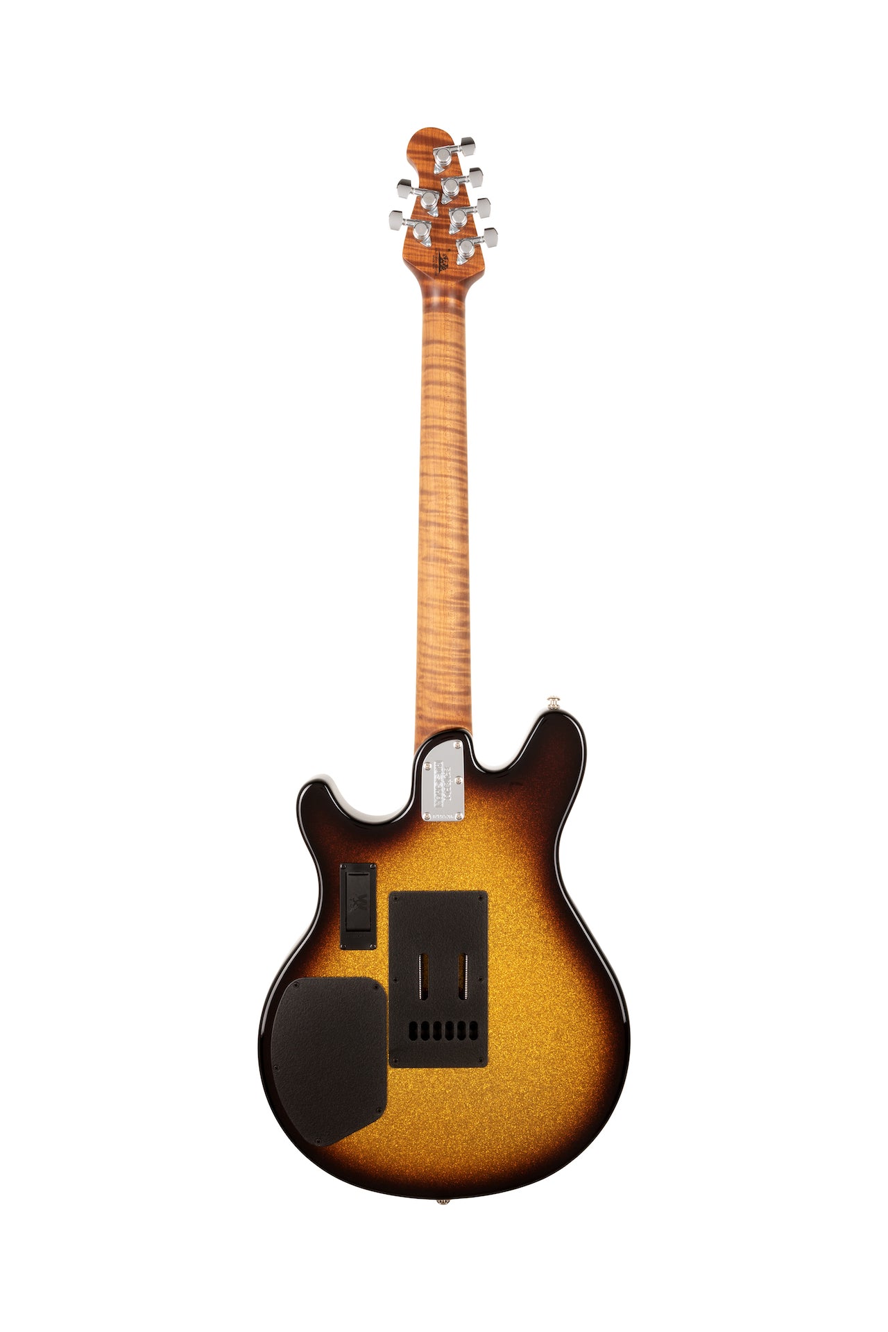 Ernie Ball Music Man Valentine Tremolo Electric Guitar - Tobacco Sparkle H00936 - HIENDGUITAR   Musicman GUITAR