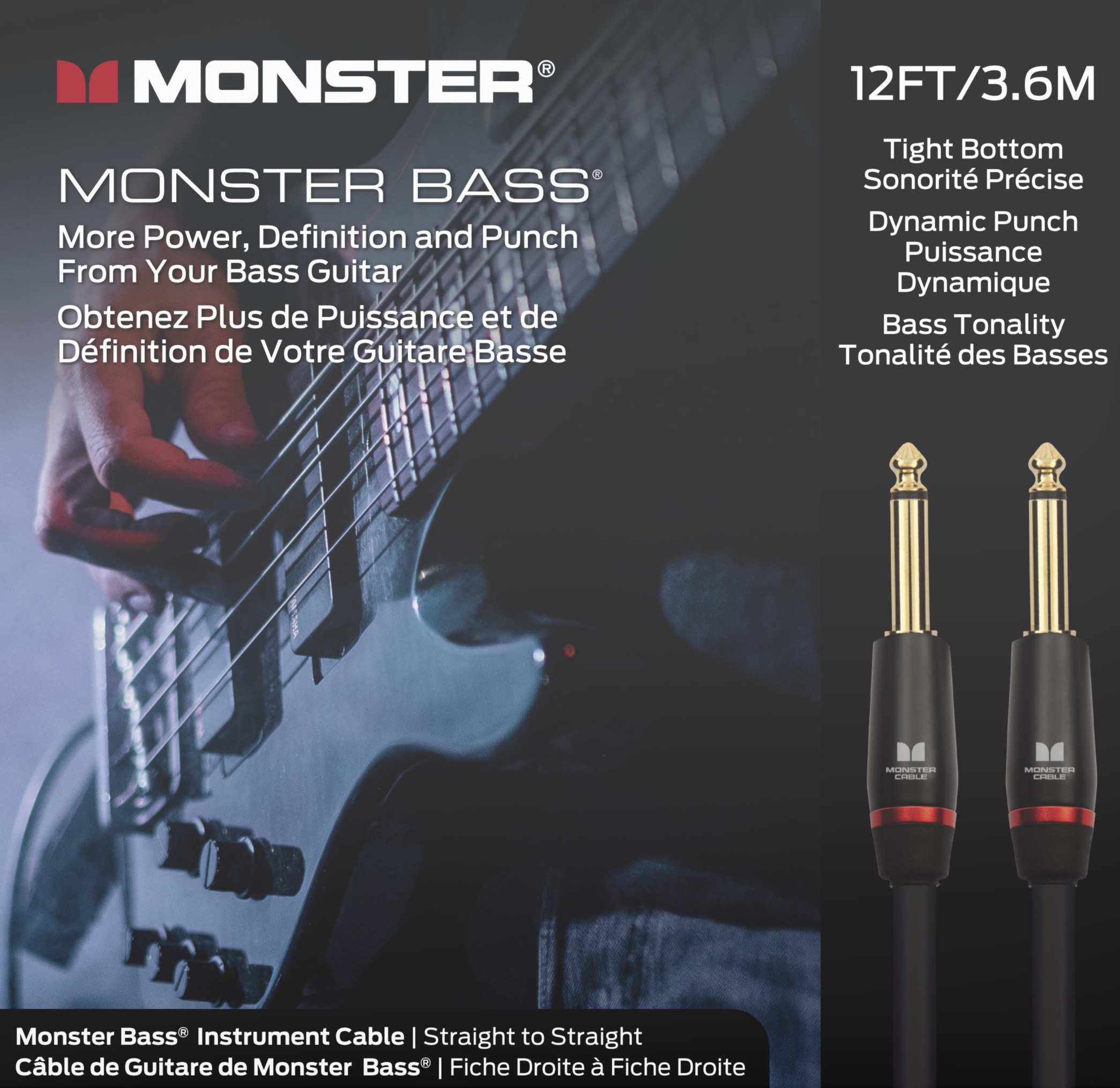 Monster® Prolink Bass® Instrument Cable