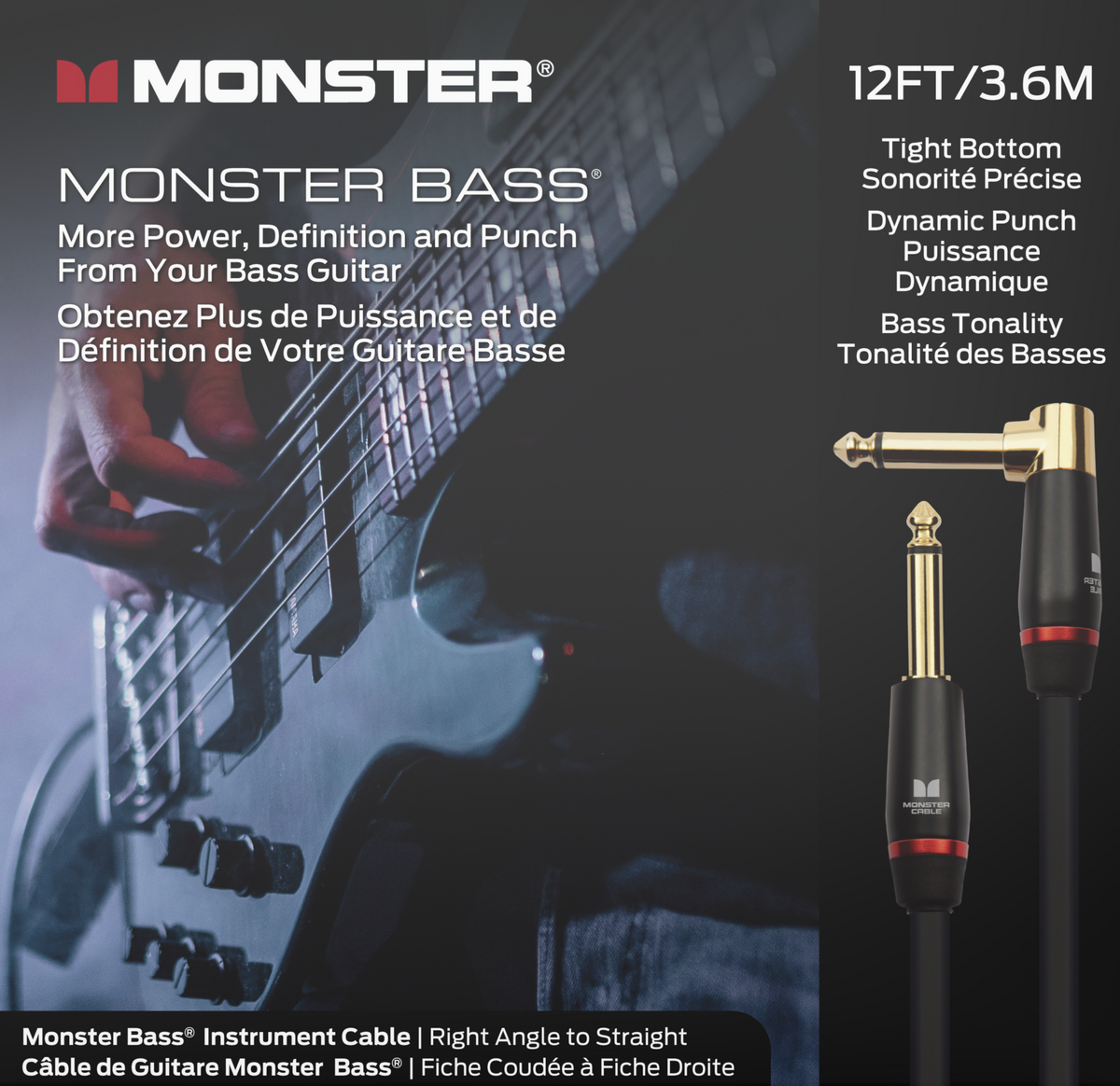 Monster® Prolink Bass® Instrument Cable